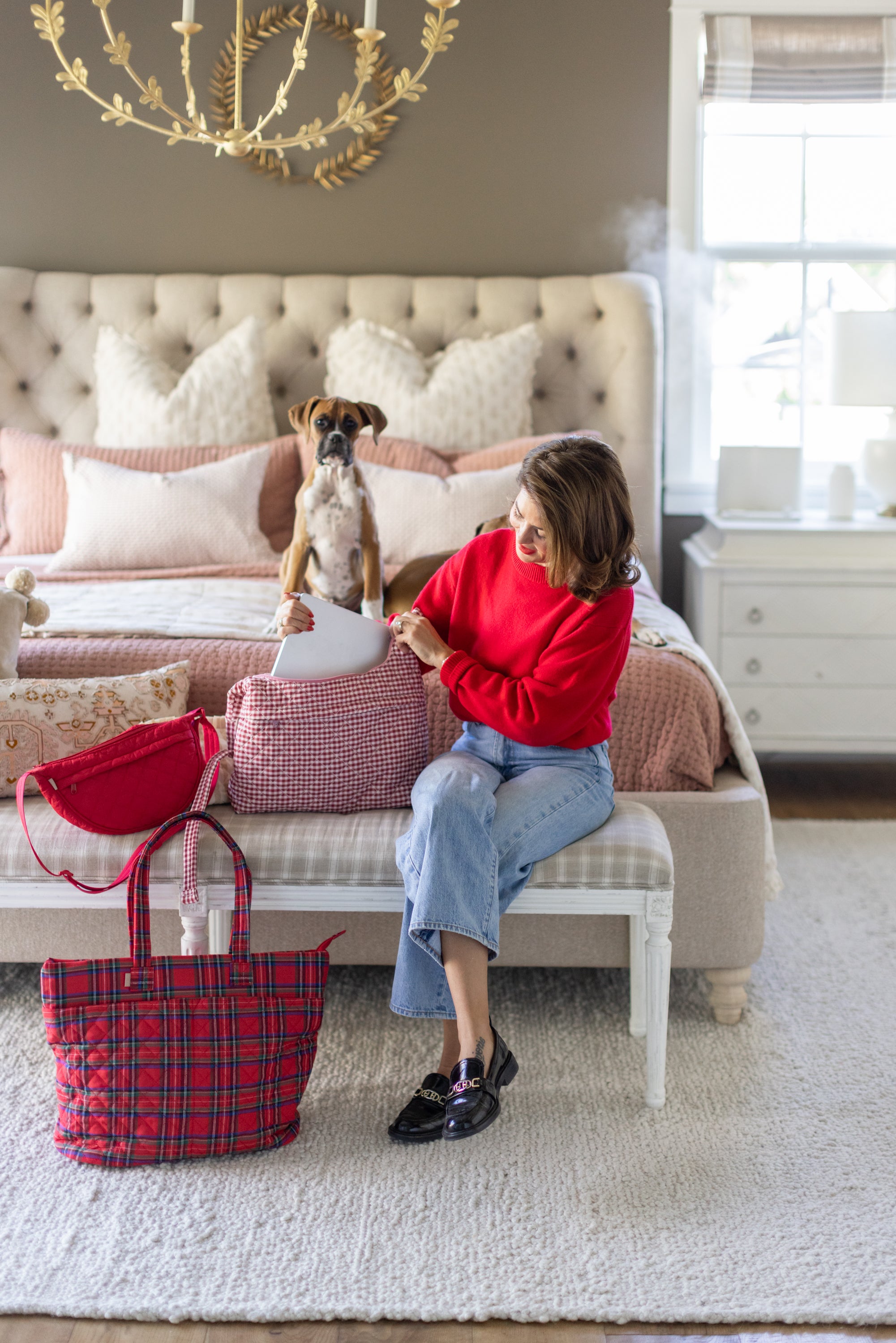 ela x Jillian Harris - Crossbody Bag - Red