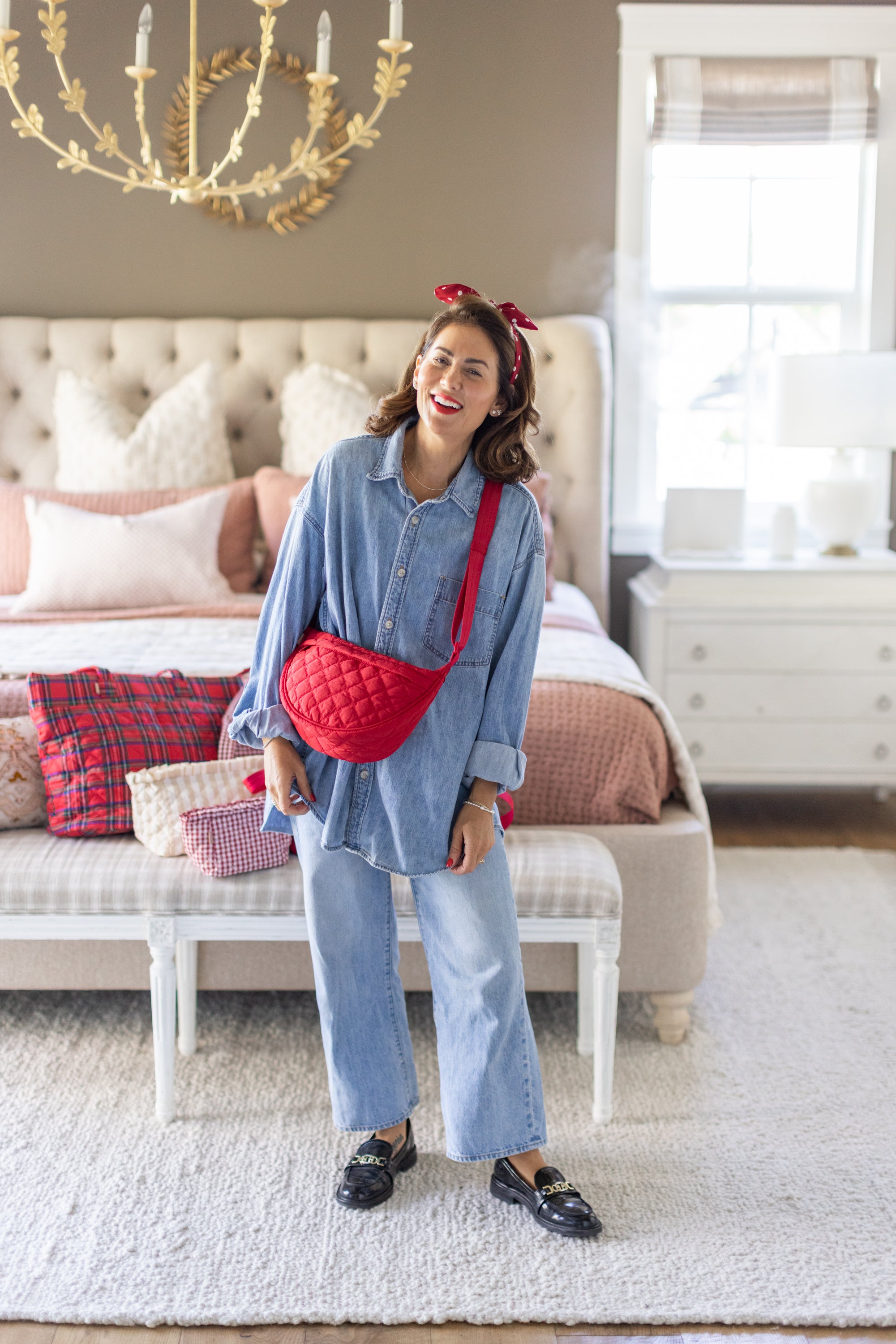 ela x Jillian Harris - Crossbody Bag - Red