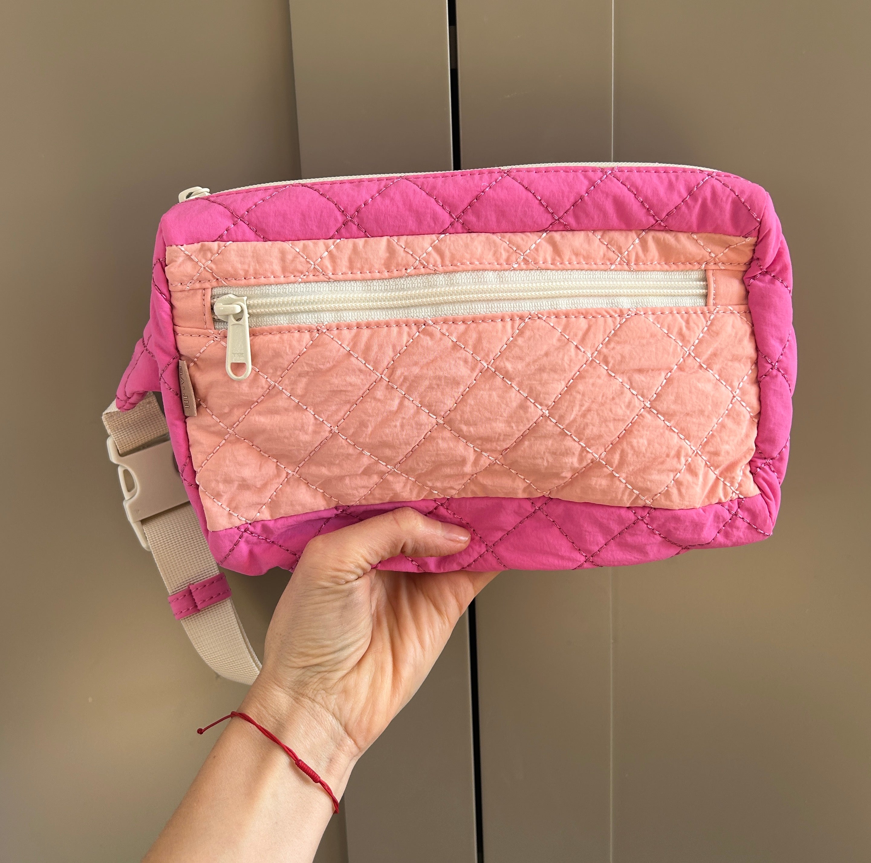 Kids Colour Block Fanny Pack - Pink (studio sample)