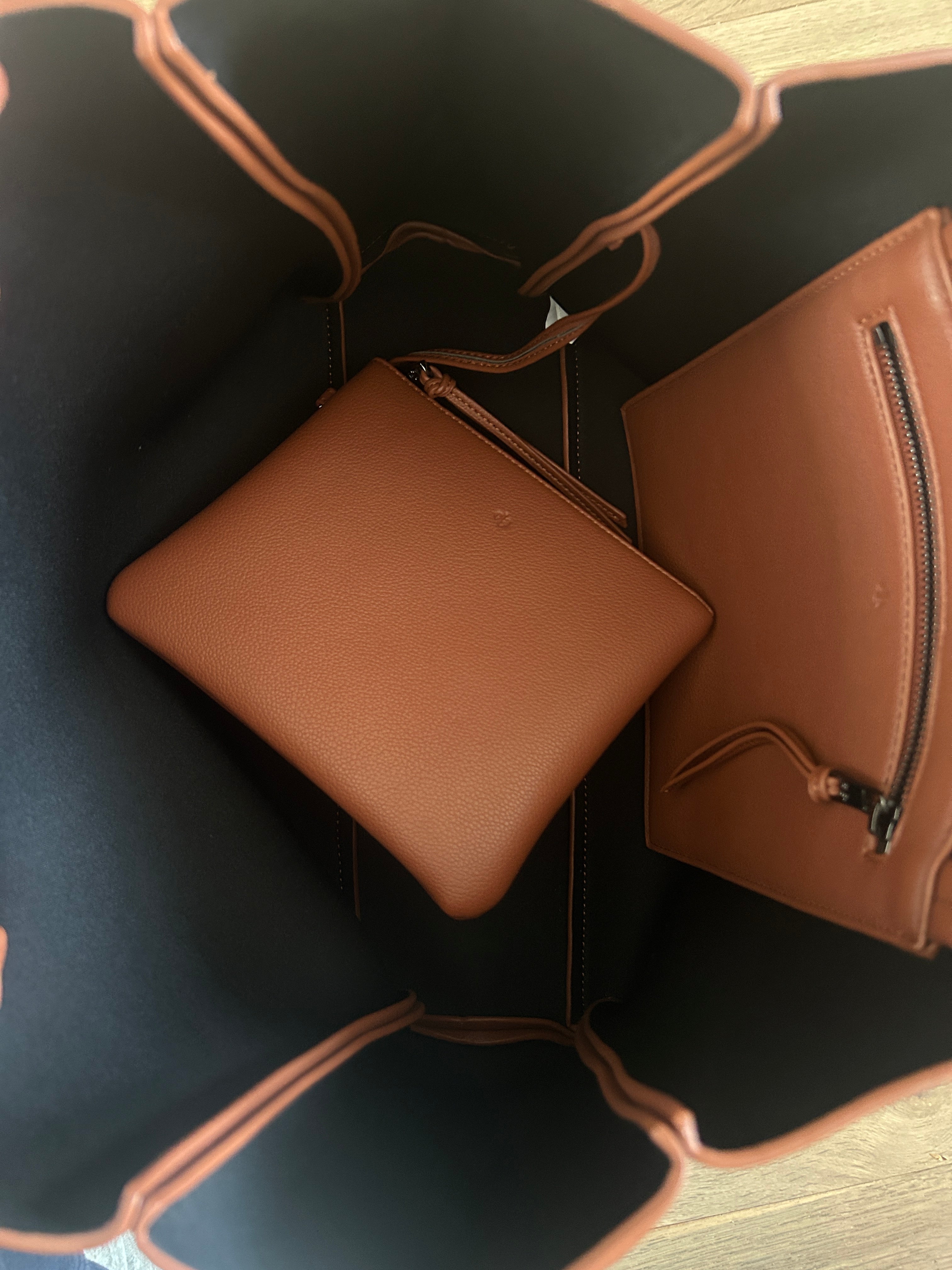 Catch All Tote - Tan (showroom sample)