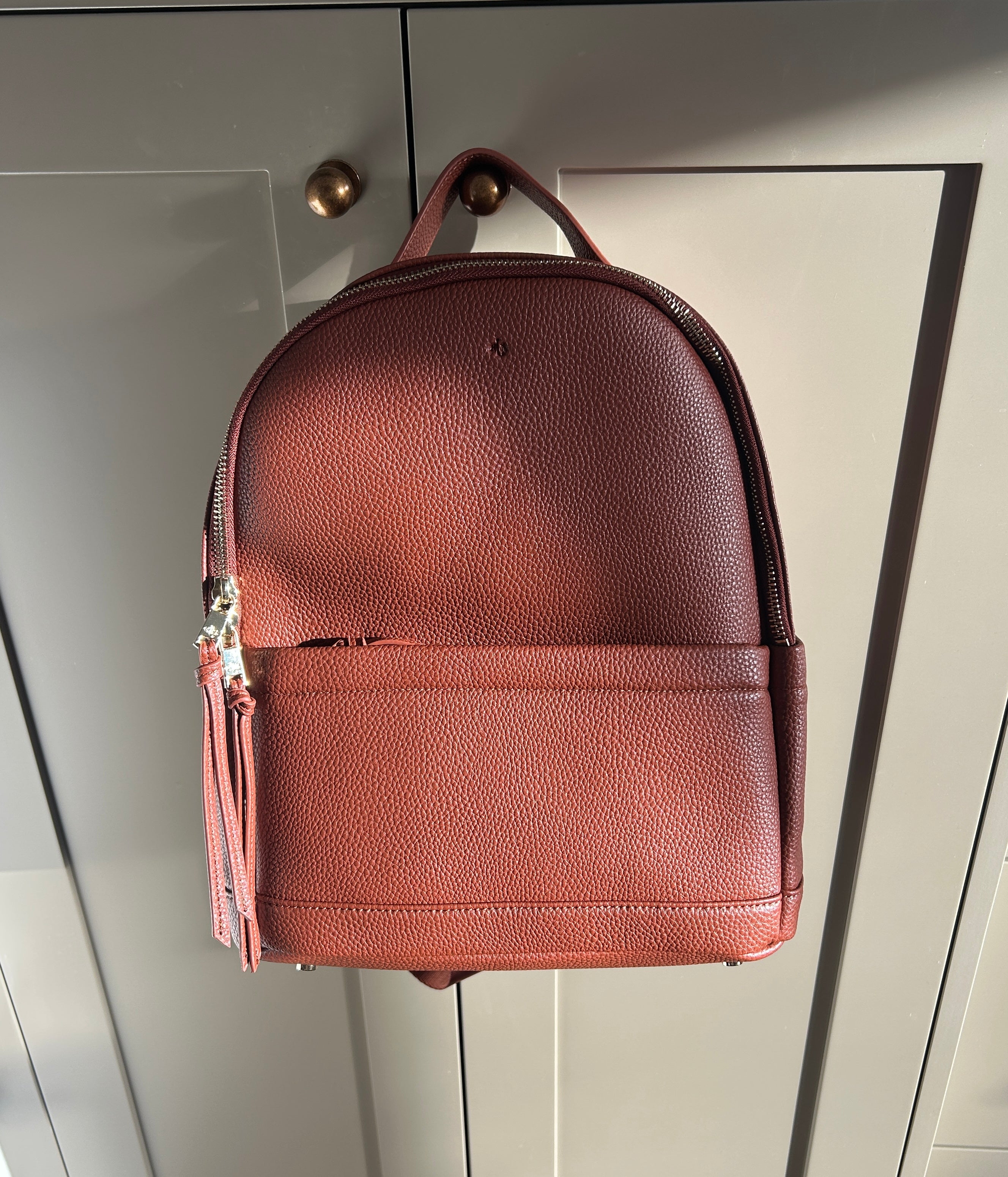 Mini Backpack - Tan - Sample