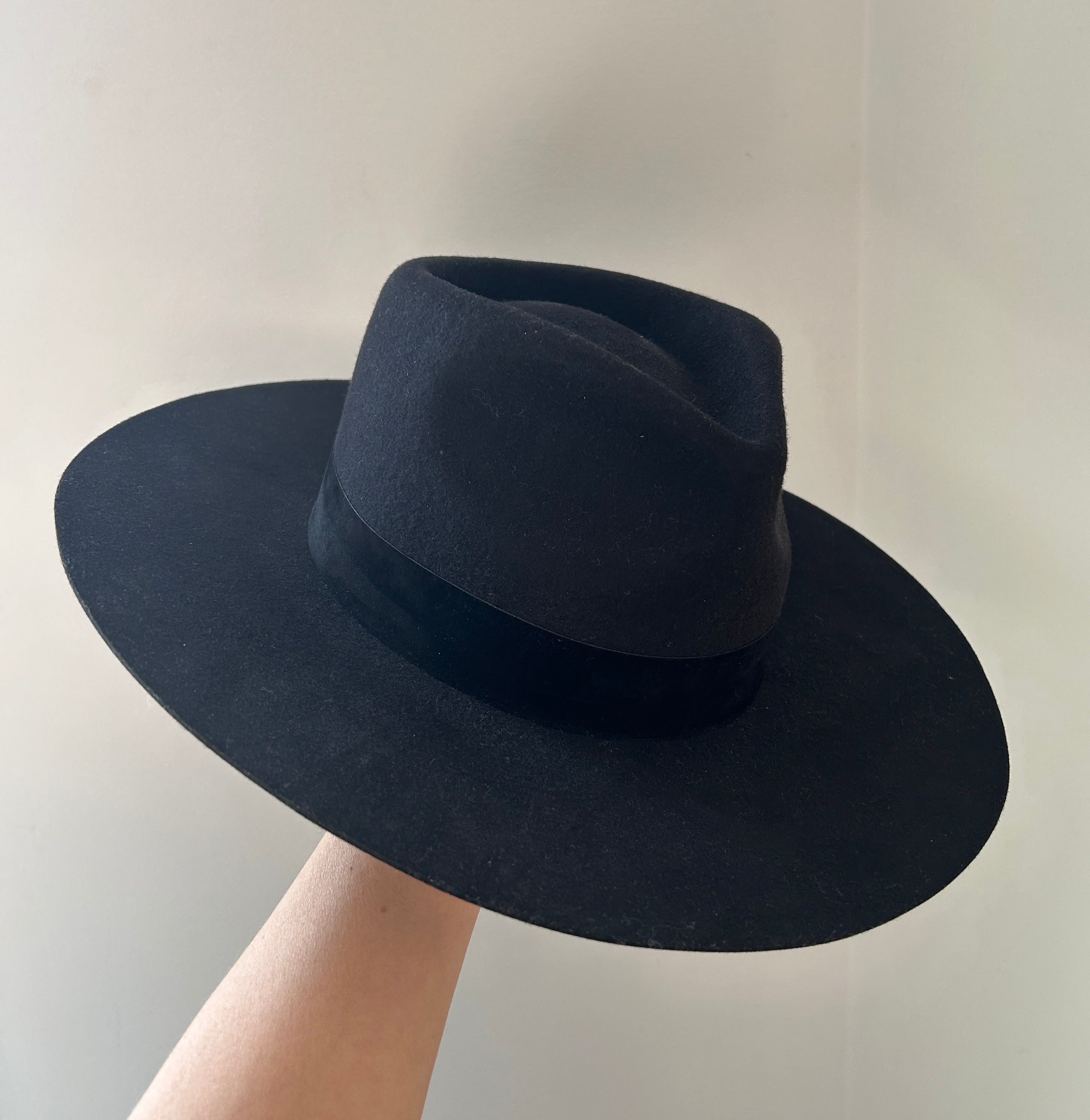 Lack of Color Fedora Hat - Black - Campaign Shoot Accessories