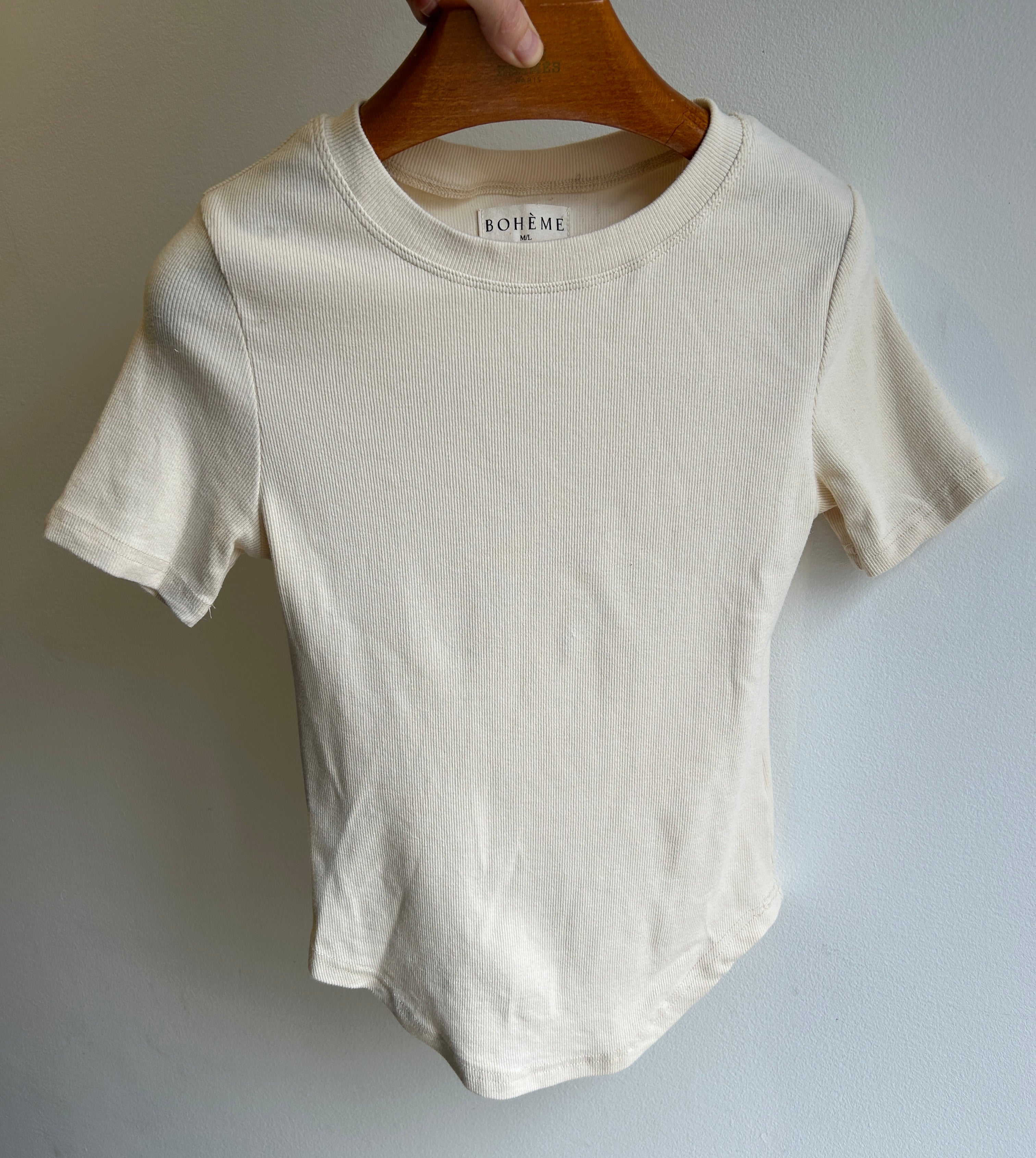 Boheme Tee - Cream - Campaign Shoot Clothing