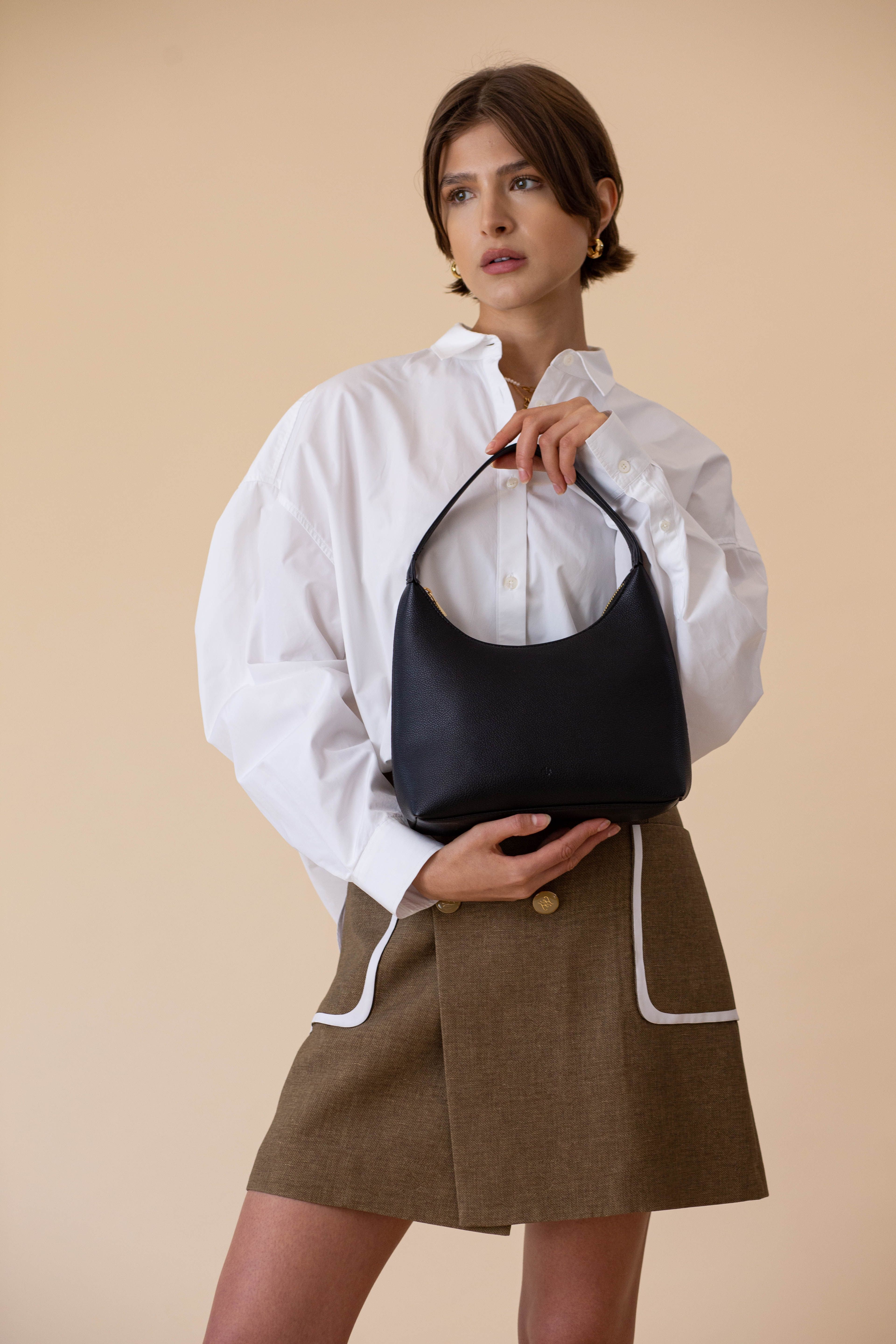 Marlo Bag - Black Pebble