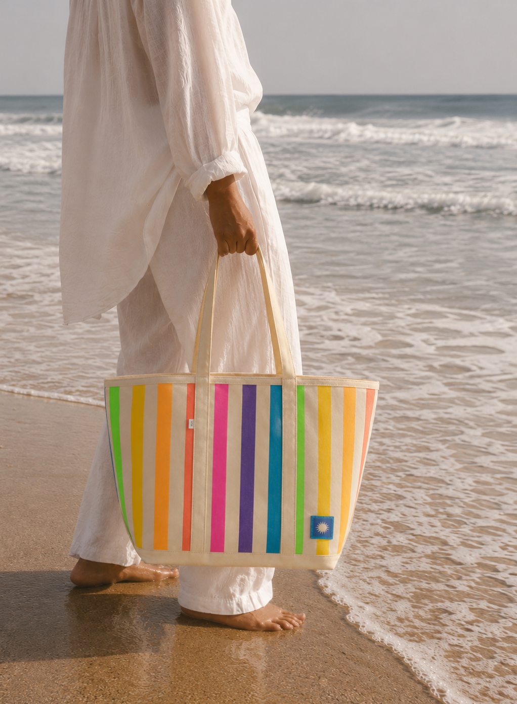Rainbow Stripe All Tote