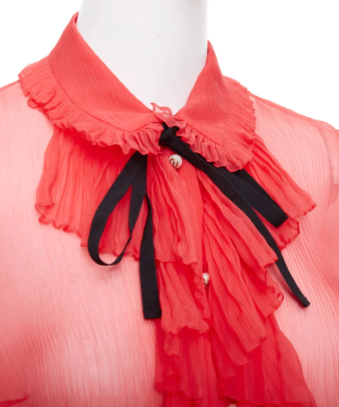 Gucci Silk Blouse (black tie not included)