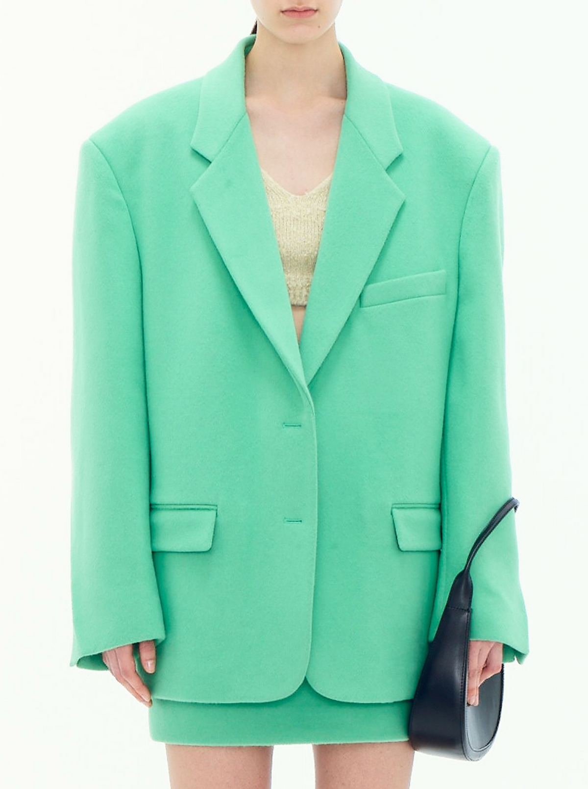 Recto (Made in Italy) Sustainable Wool Oversized Blazer