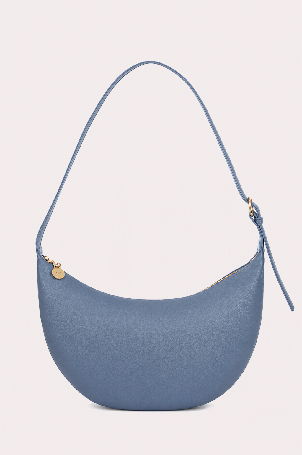 Slouchy Crossbody Bag - Blue Pebble