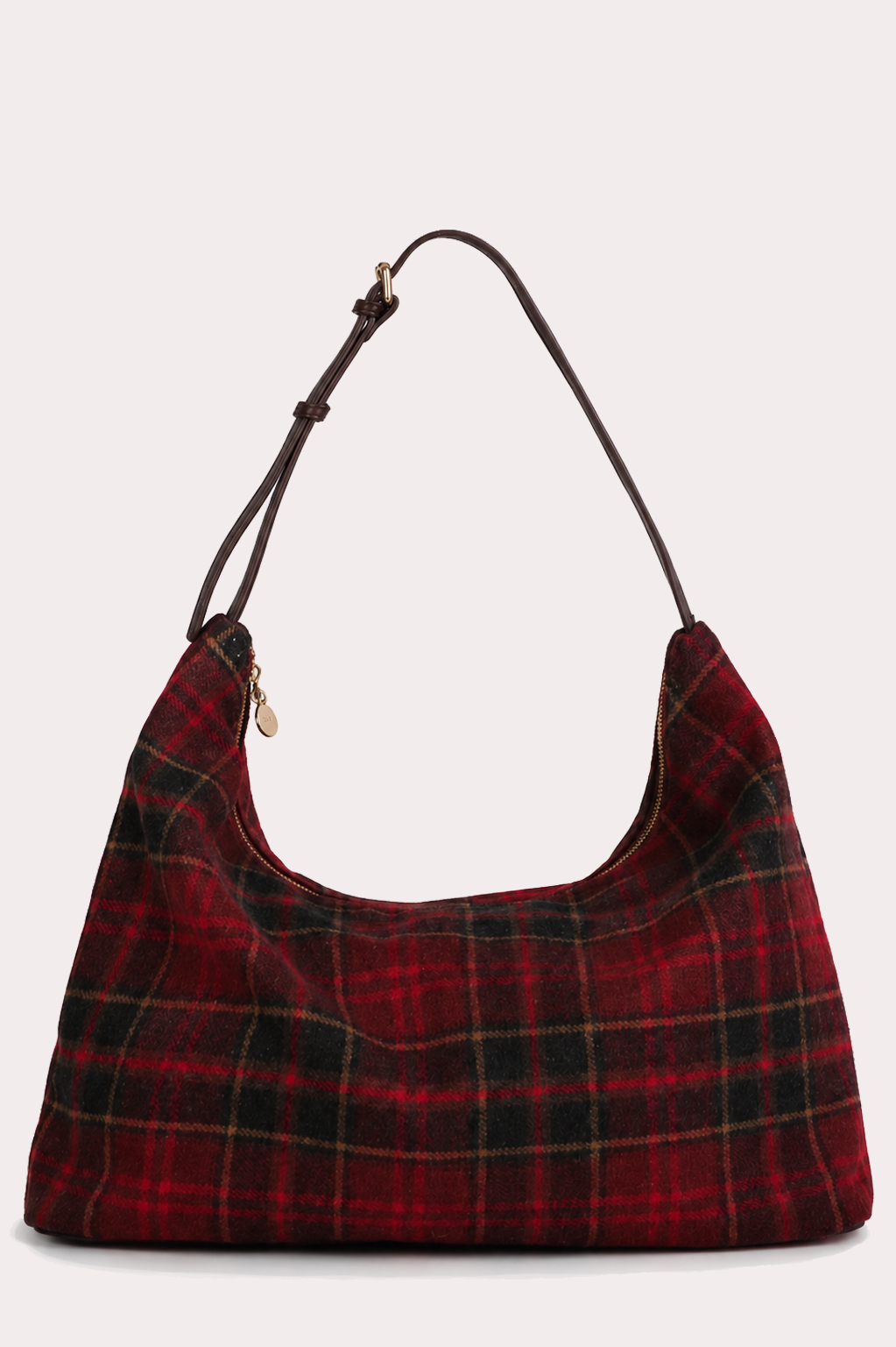 Triangle Bag – Plaid Print