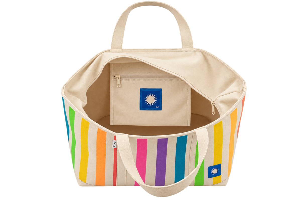 Rainbow Stripe All Tote