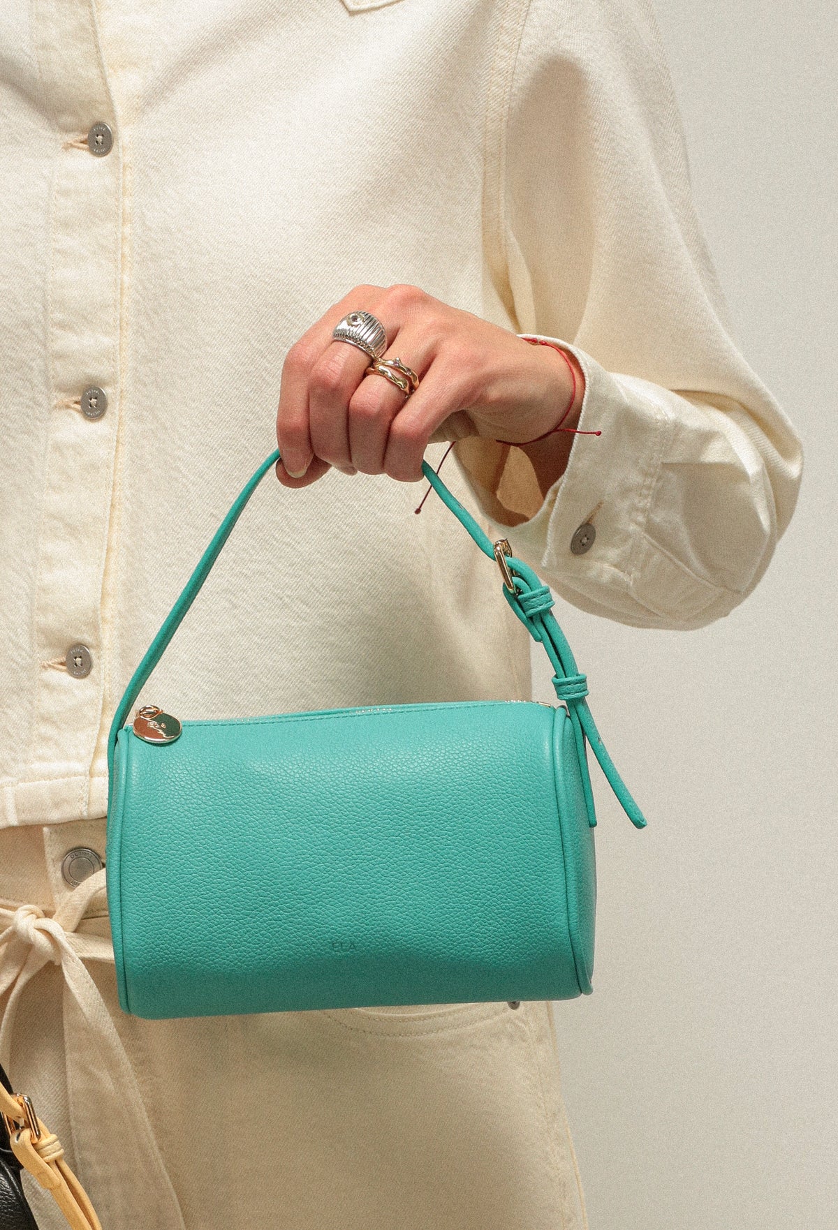 Two Strap Mini Bag – Turquoise - sample