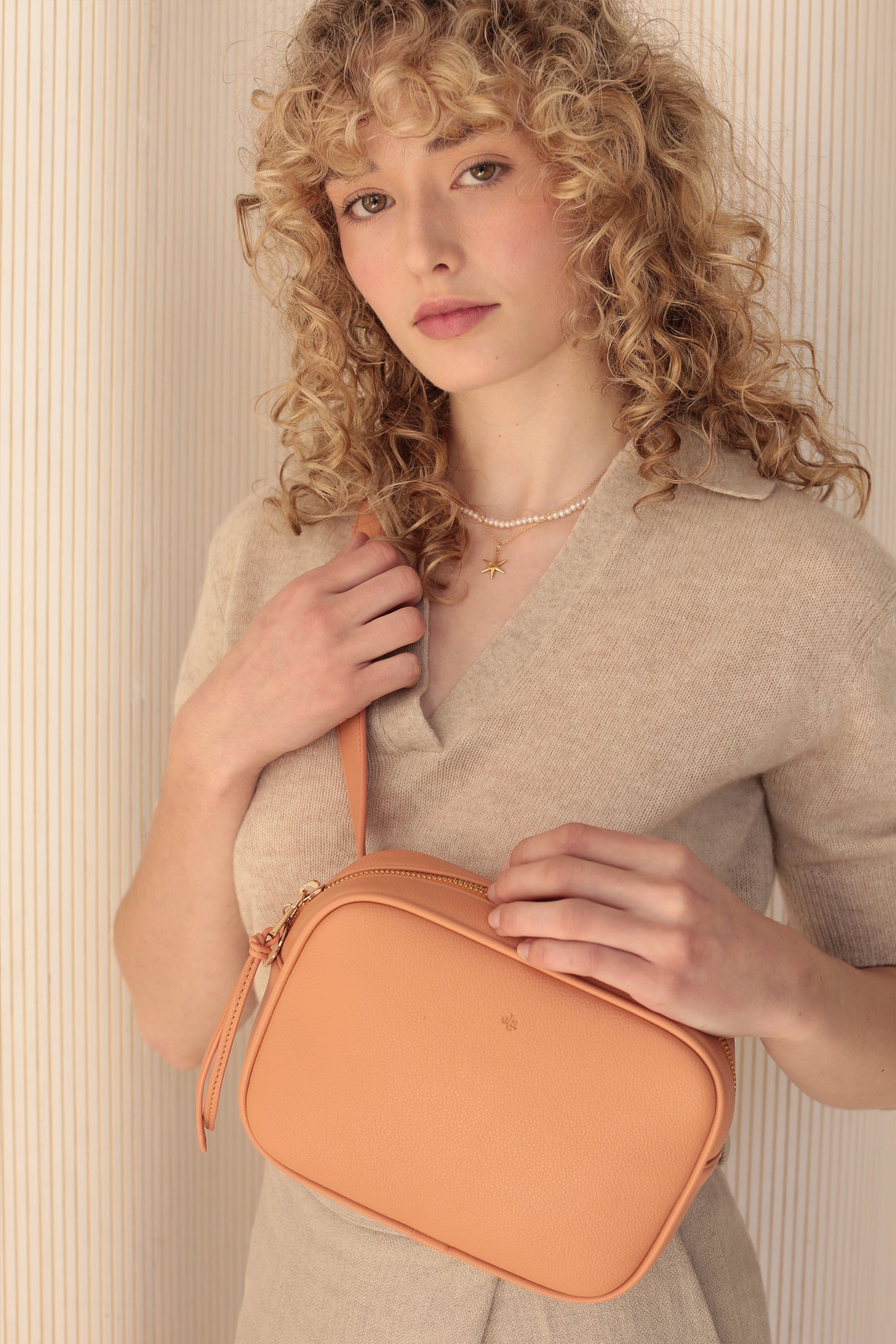 Belt Bag – Peach Pebble