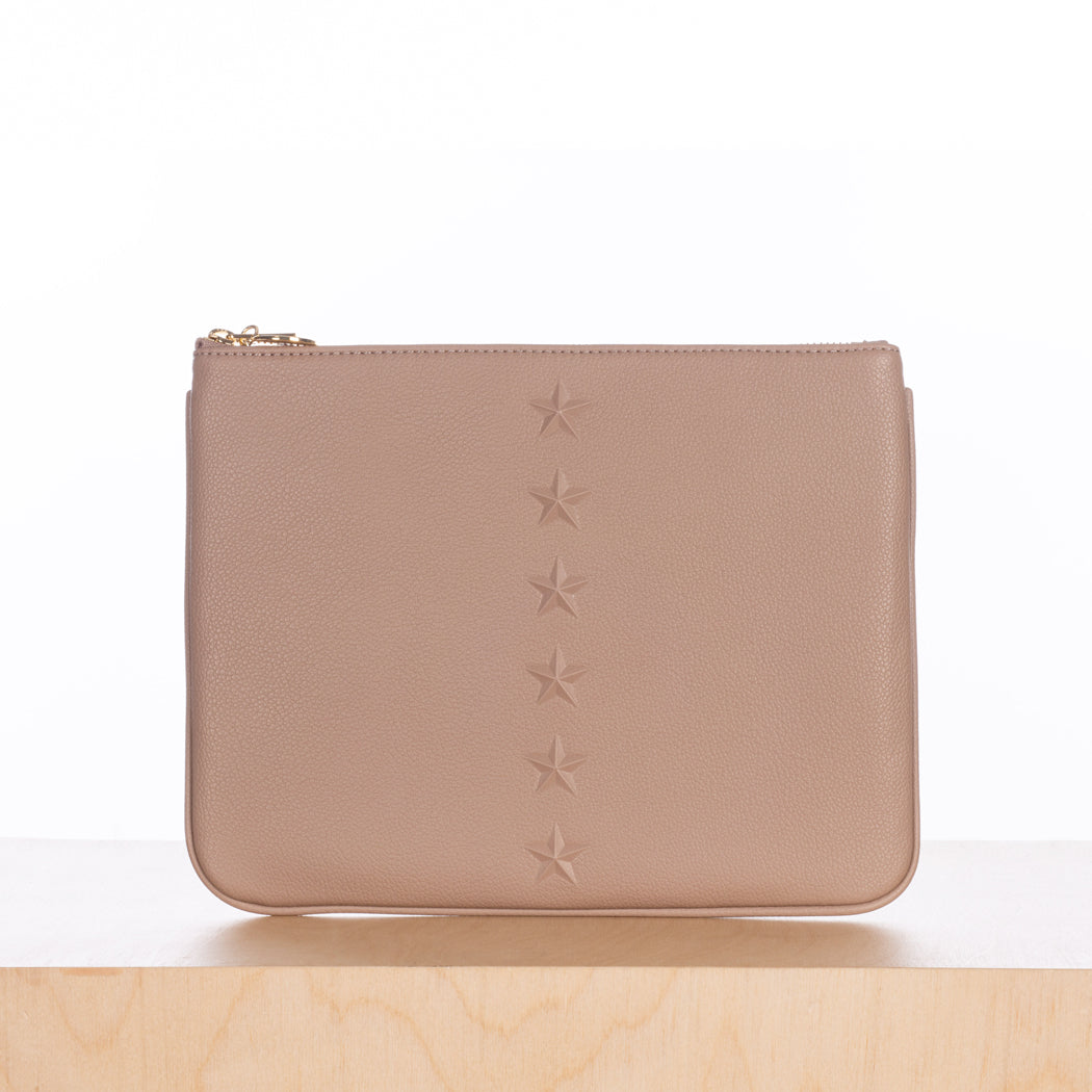 Star Editor's Pouch - Taupe Pebble