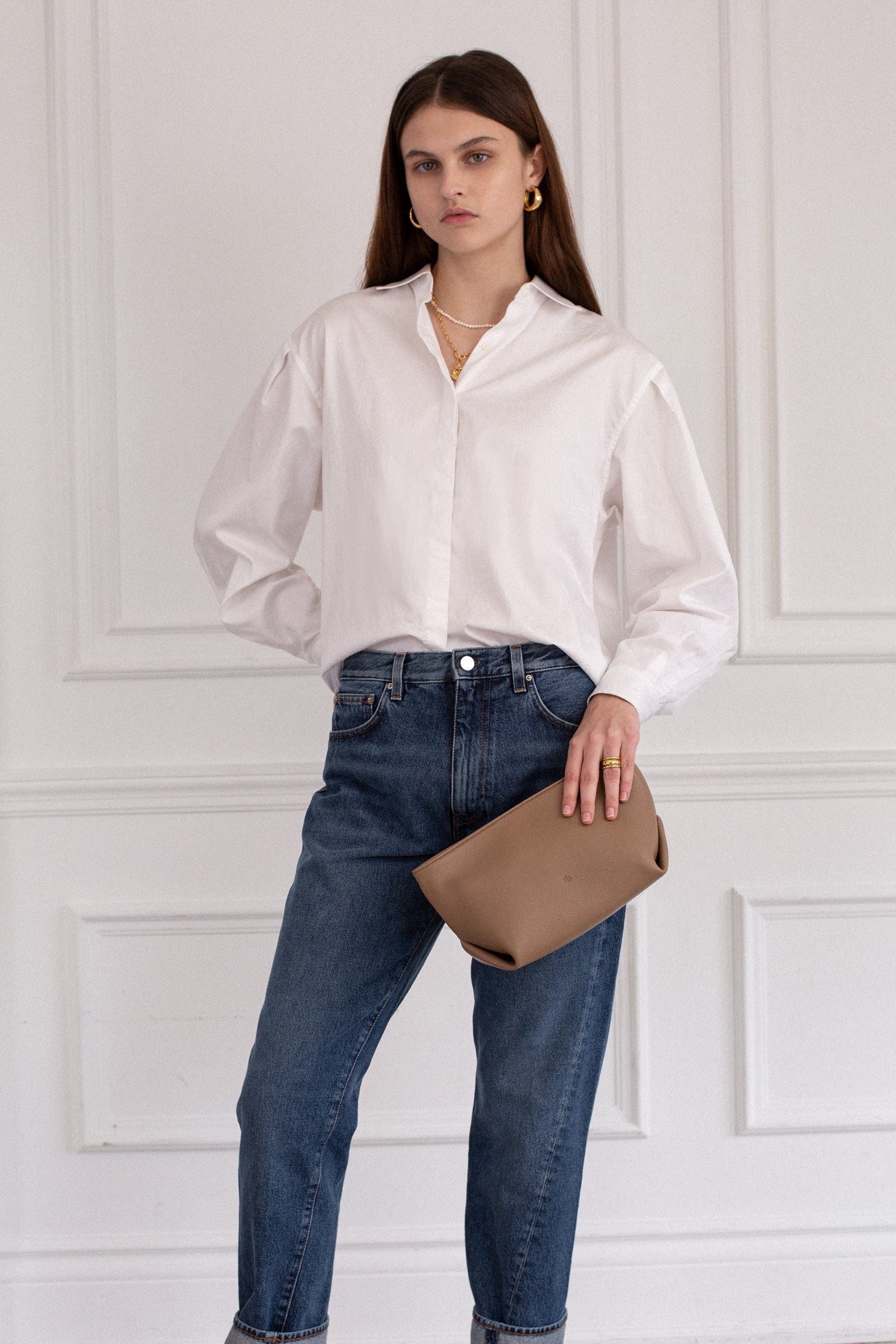 Fiona Bag – Cappuccino Pebble