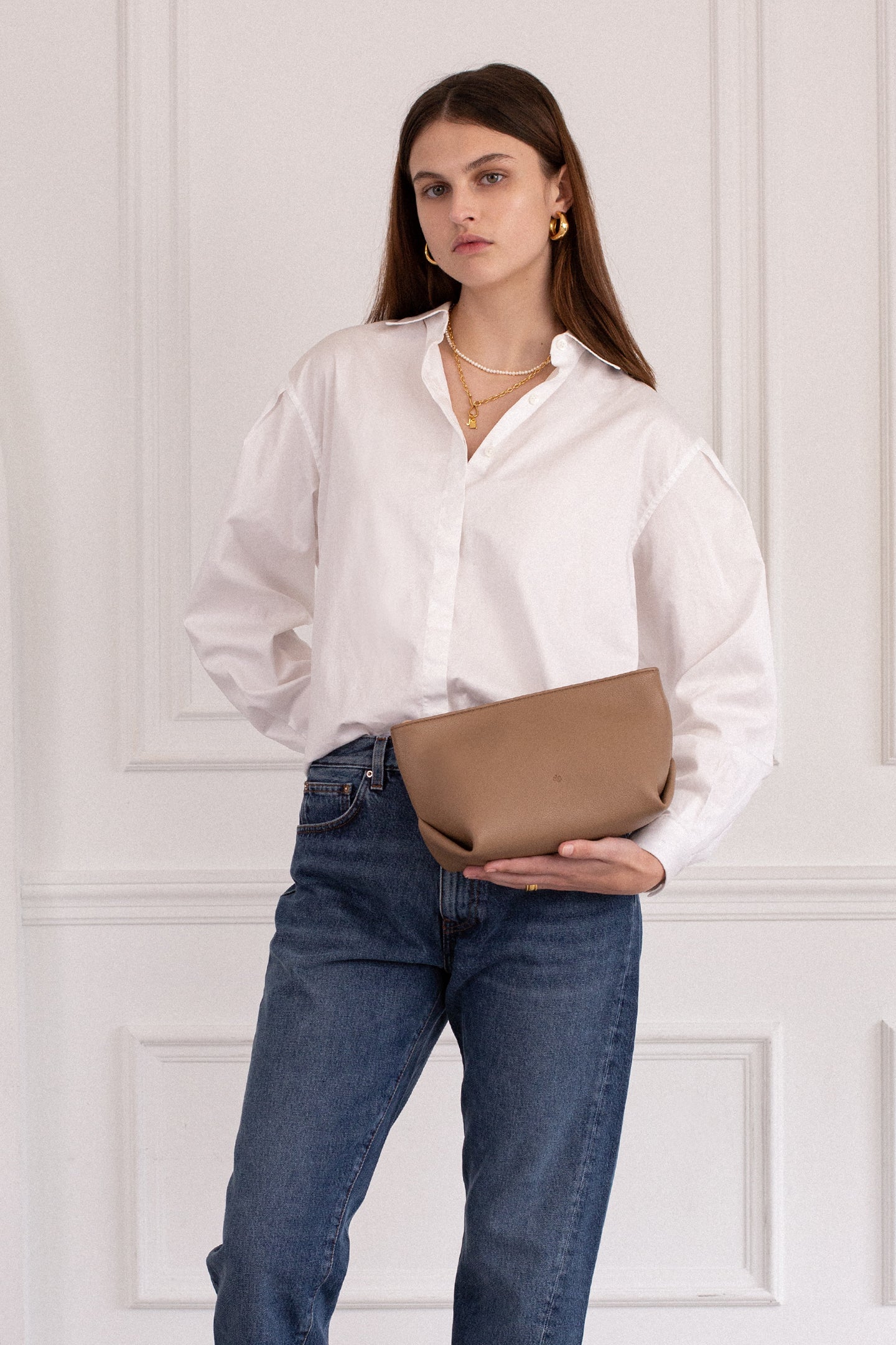 Fiona Bag – Cappuccino Pebble