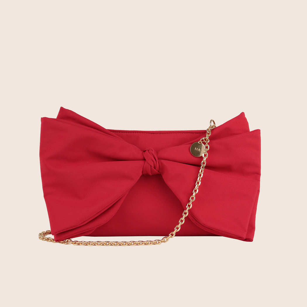 ela x Jillian Harris - Bow Clutch - Red