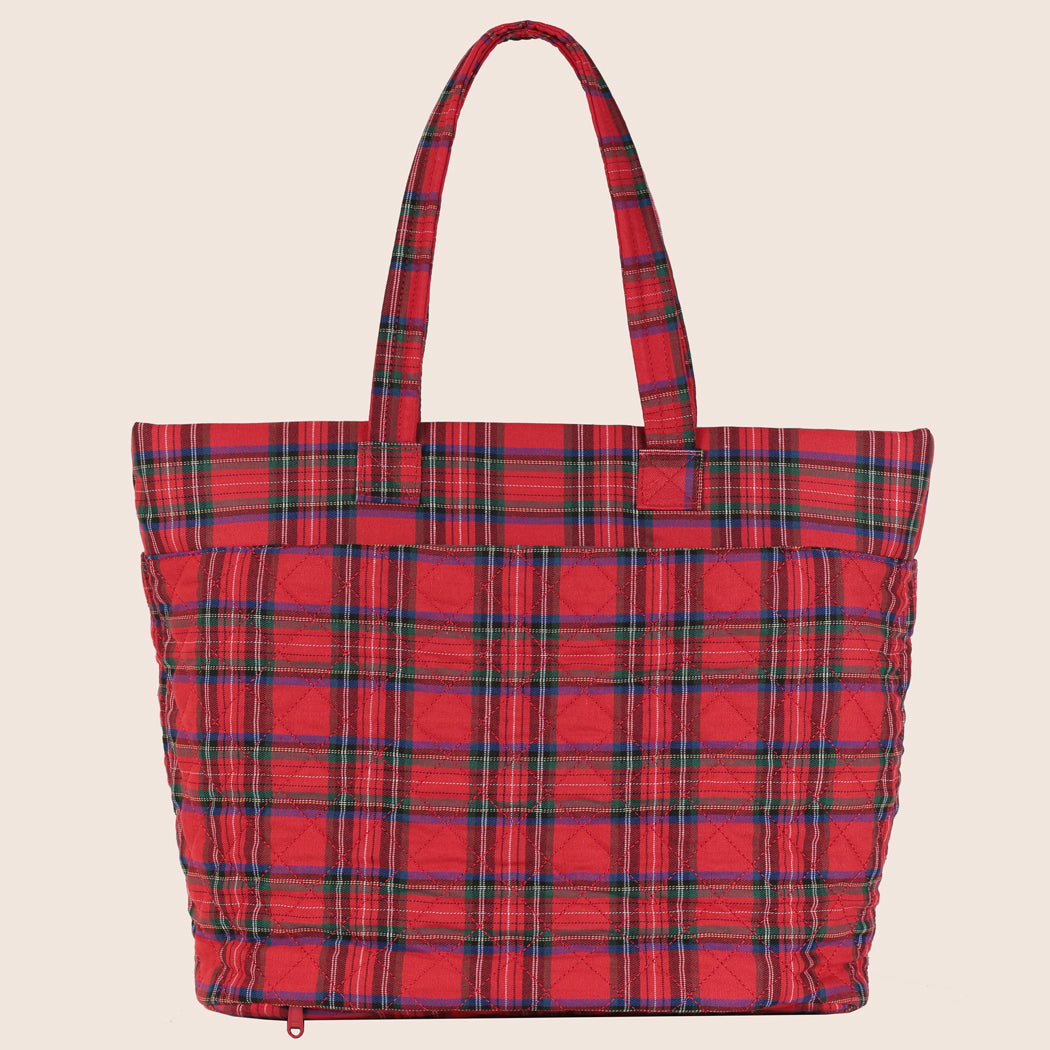 ela x Jillian Harris - Everyday Tote  - Plaid Print
