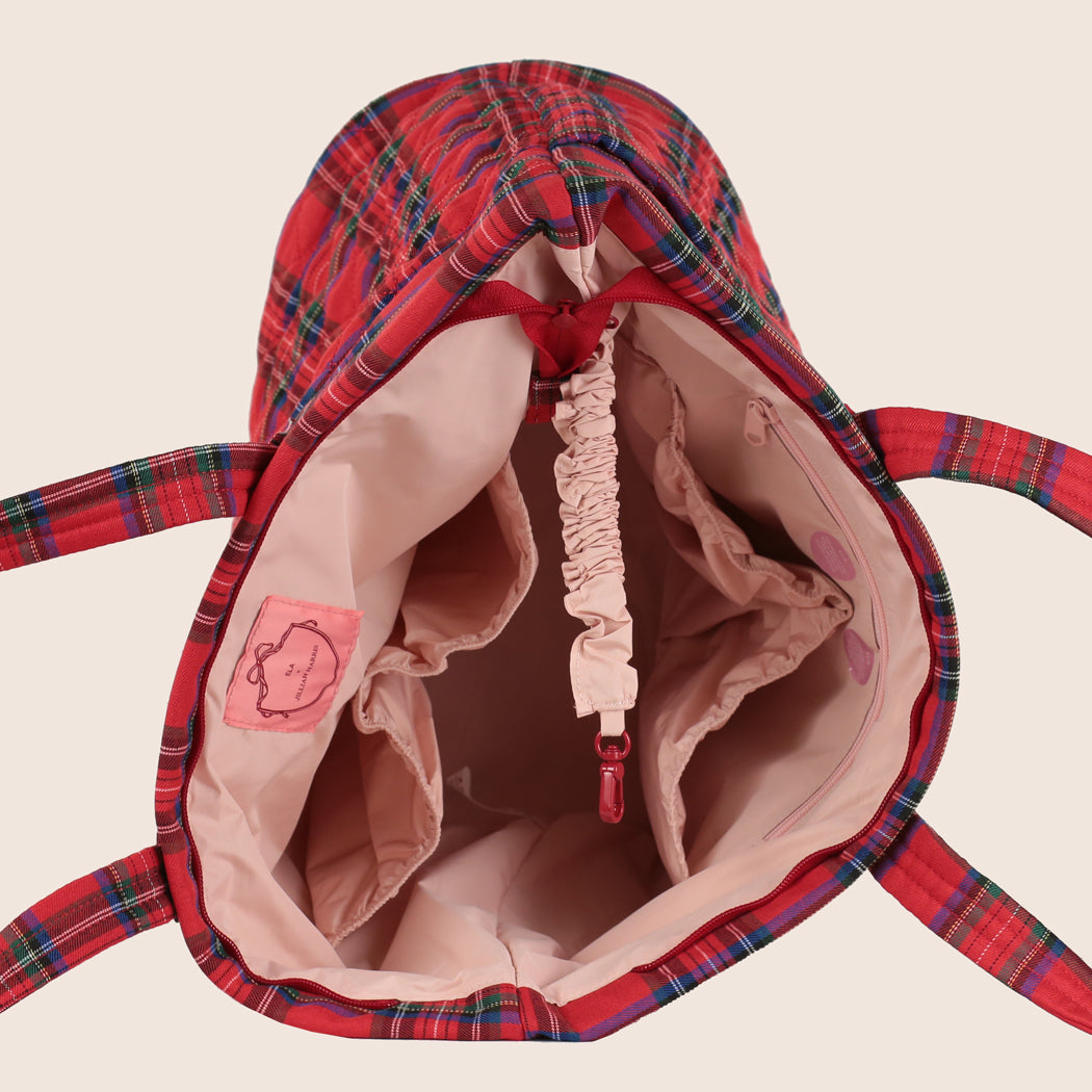 ela x Jillian Harris - Everyday Tote  - Plaid Print