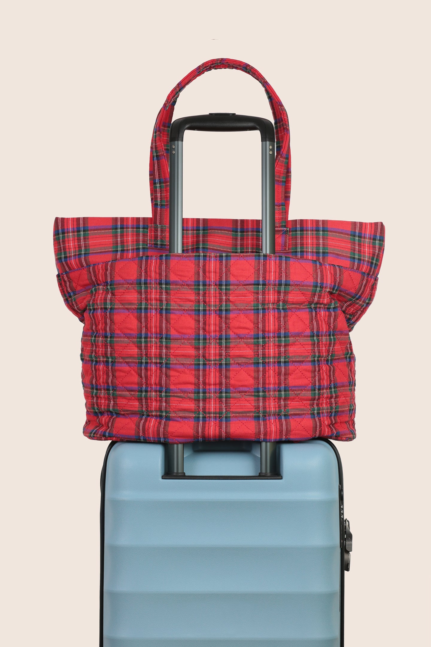 ela x Jillian Harris - Everyday Tote  - Plaid Print