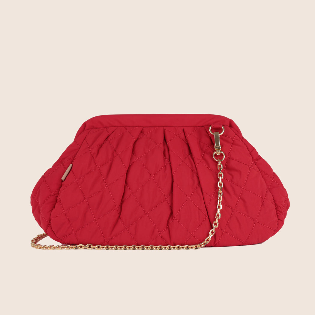 ela x Jillian Harris - Frame Clutch - Red