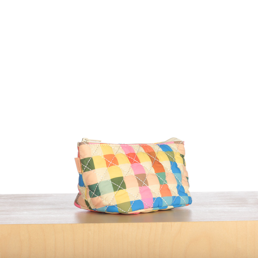 ela x Jillian Harris - Mini Cosmetic Case - Gingham Print