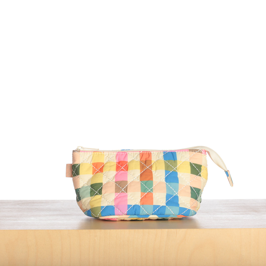 ela x Jillian Harris - Mini Cosmetic Case - Gingham Print