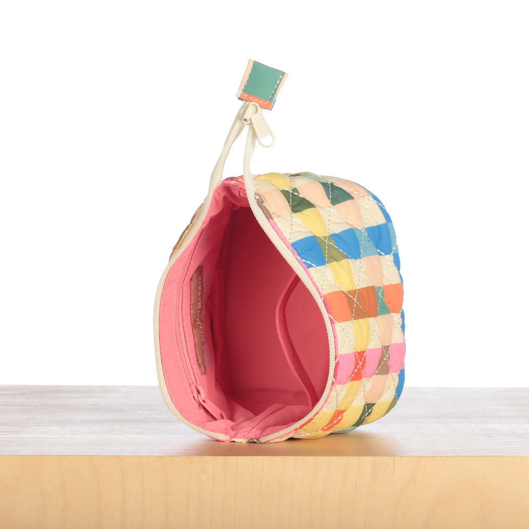 ela x Jillian Harris - Mini Cosmetic Case - Gingham Print