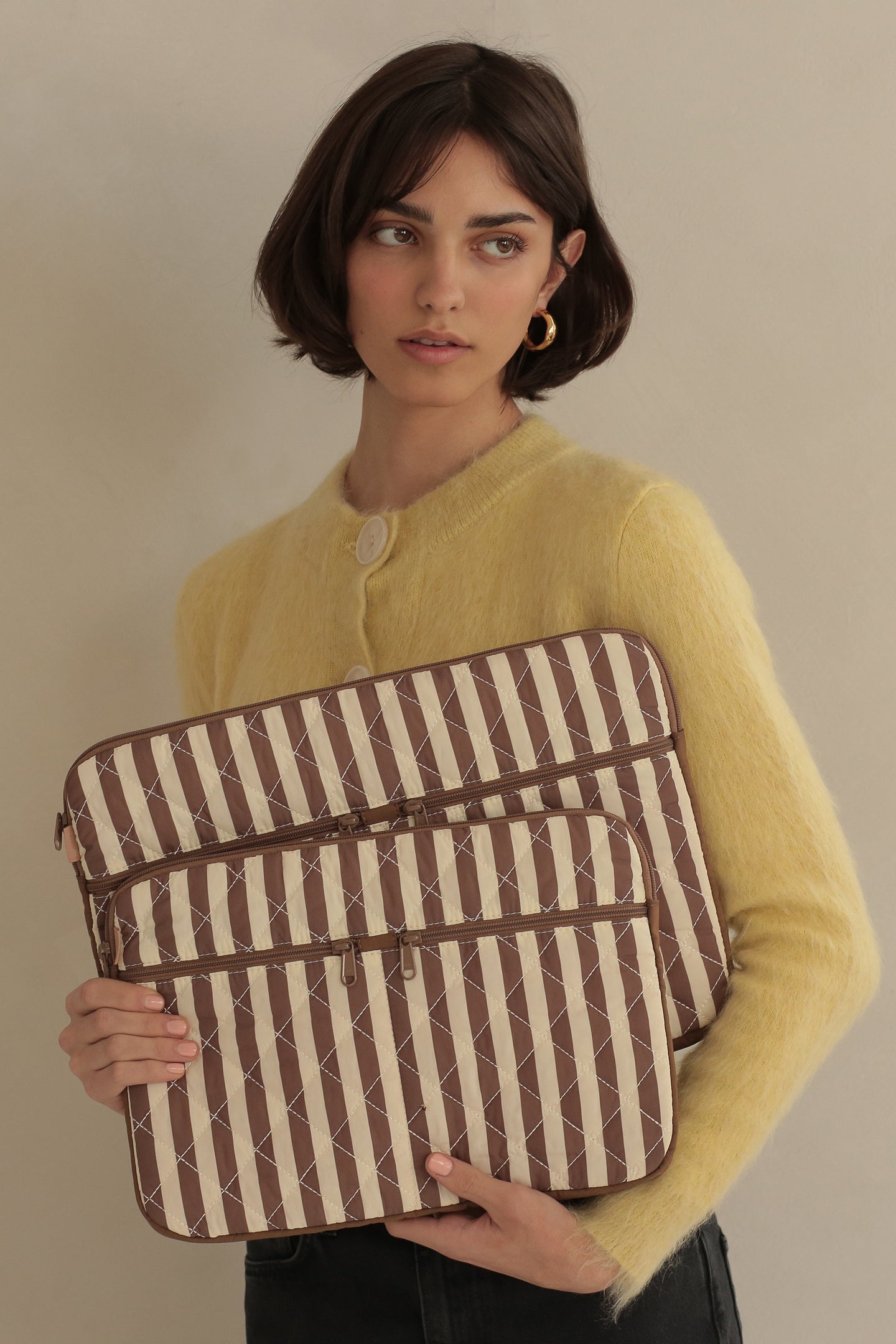 ela x Jillian Harris - Laptop Sleeve 15 Inch - Striped Print