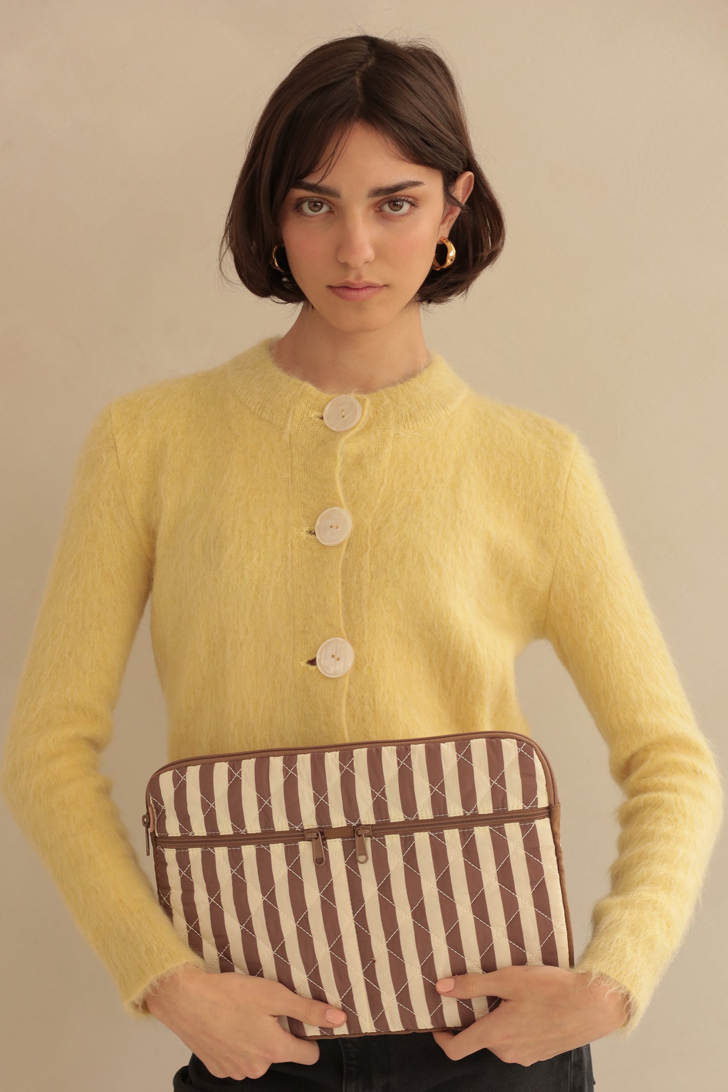 ela x Jillian Harris - Laptop Sleeve 13 Inch - Striped Print