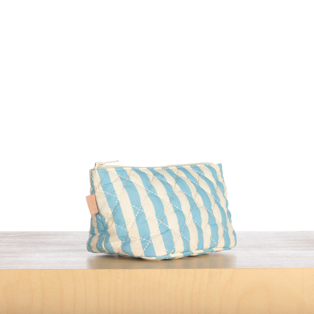 ela x Jillian Harris - Mini Cosmetic Case - Striped Print