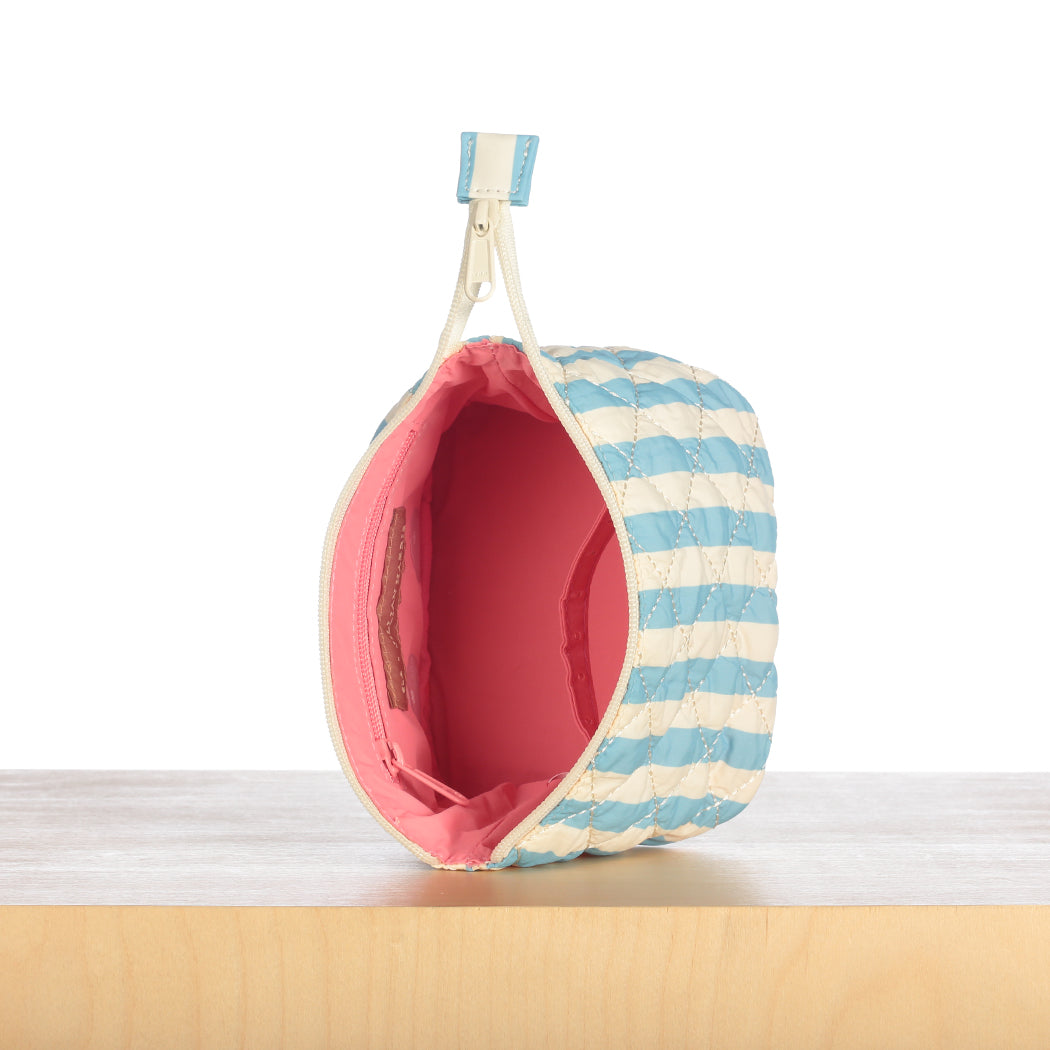 ela x Jillian Harris - Mini Cosmetic Case - Striped Print