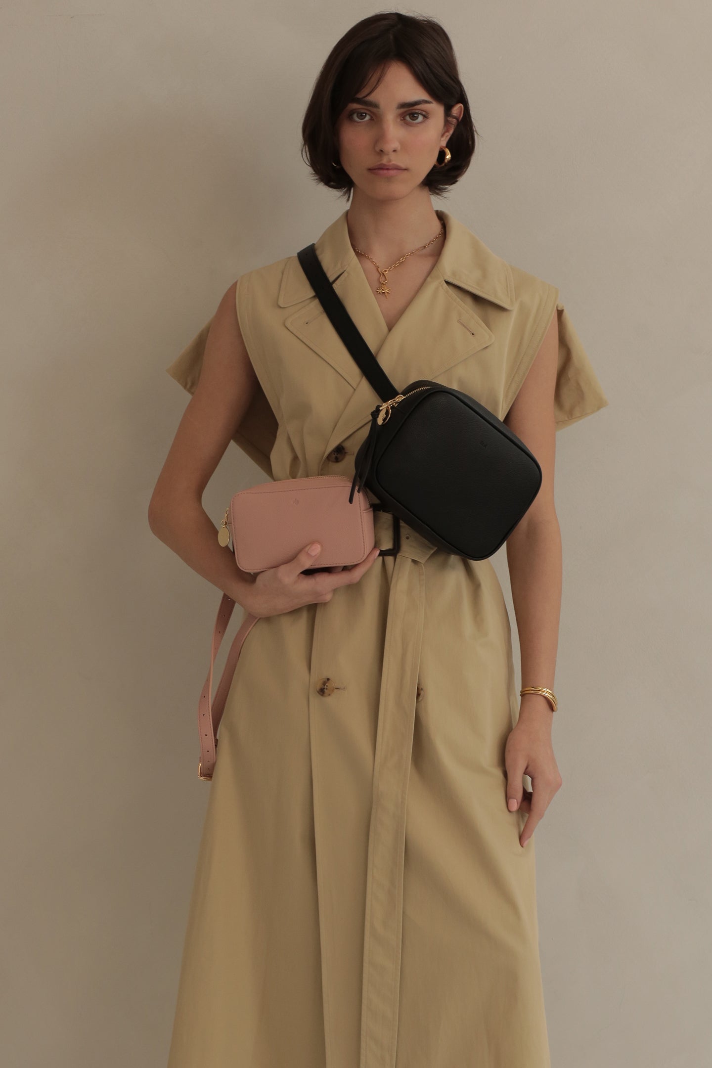 Micro Belt Bag – Petal Pebble