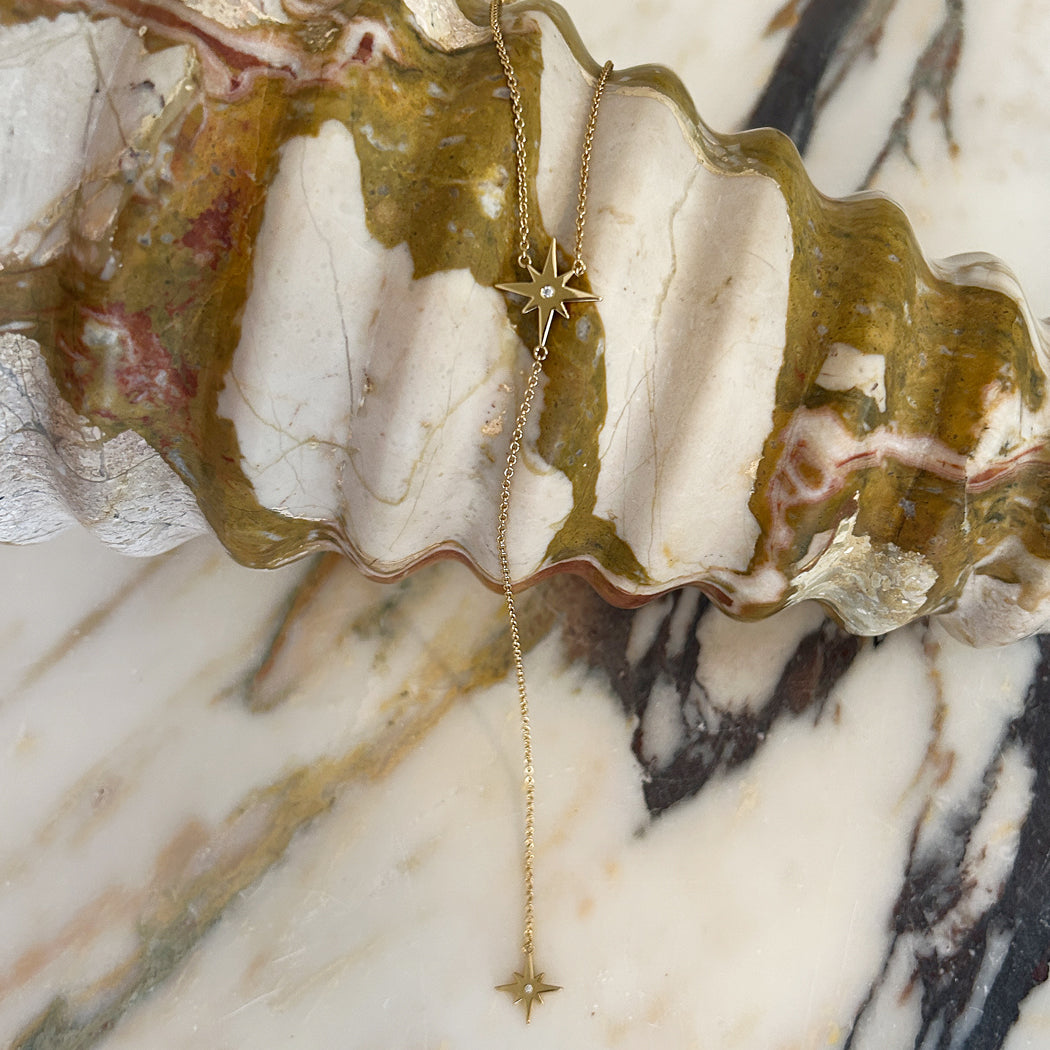 Lariat Star Necklace - Sample (campaign shoot sample)