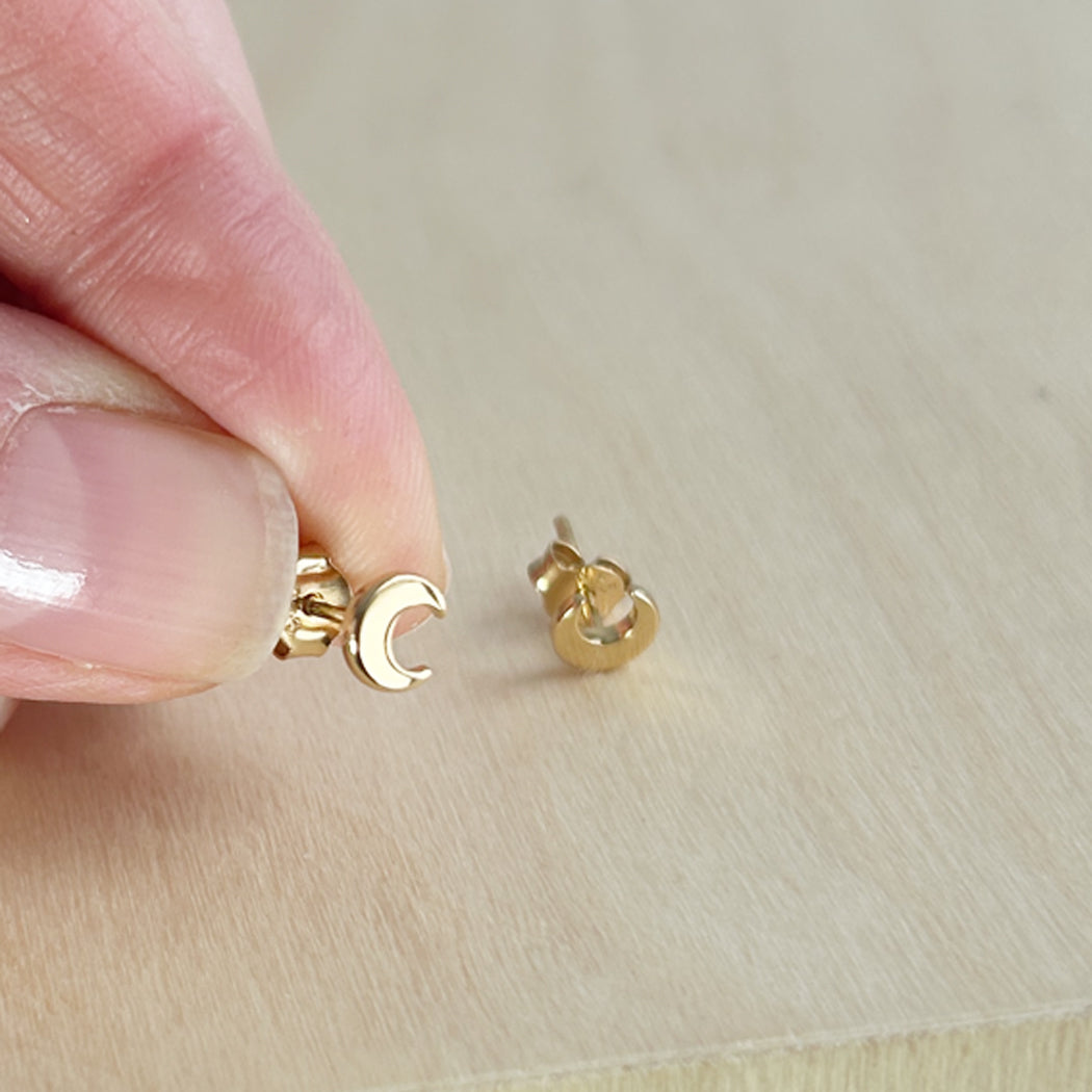 Mini Moon Studs - Sample