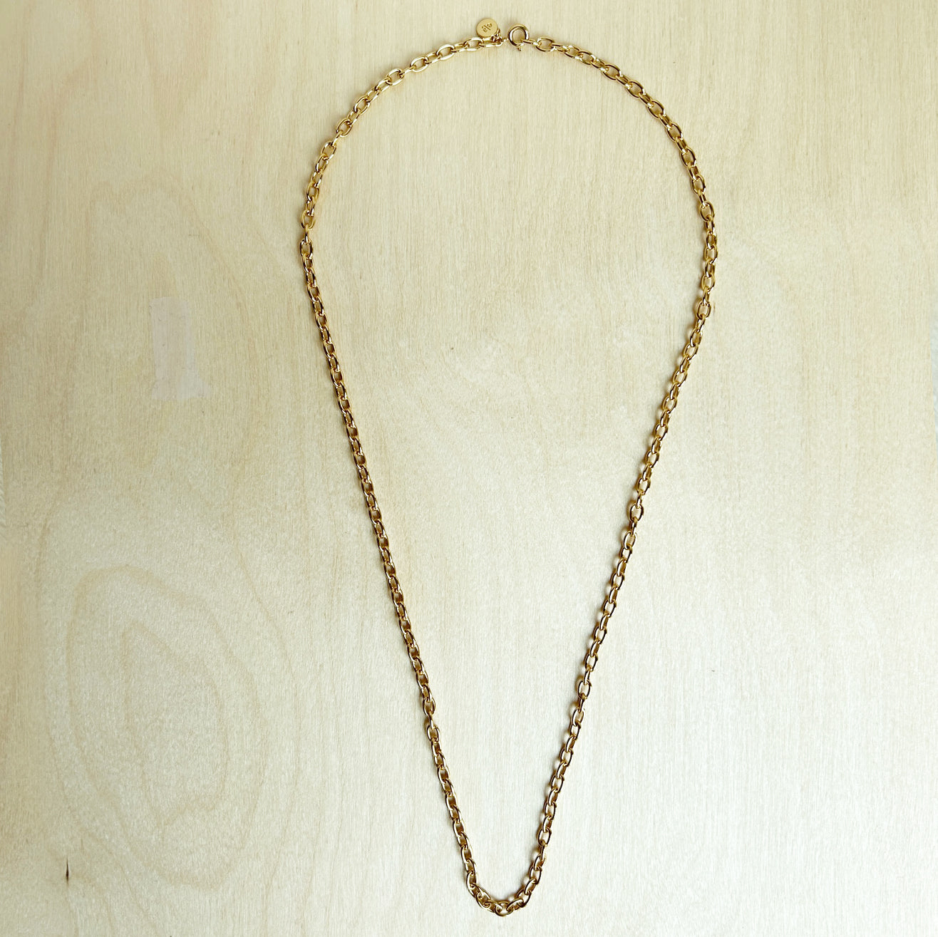 Long and oversized cable link necklace - Sample Sale