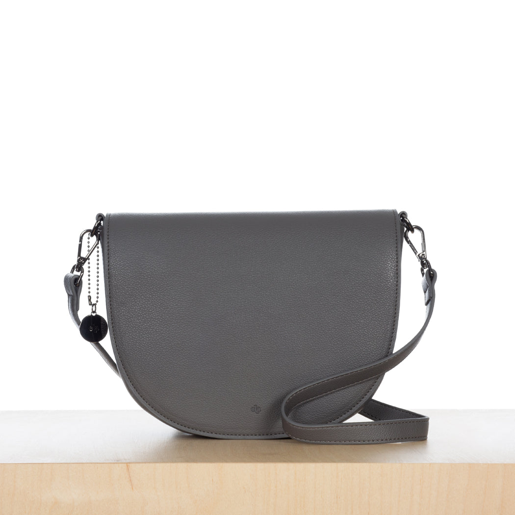 Saddle Bag Grey Pebble