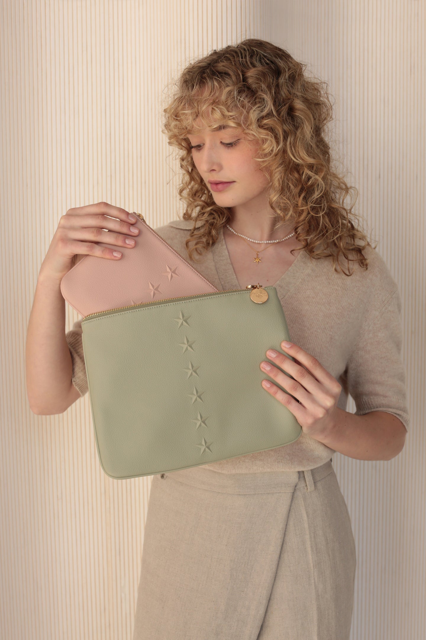 Star Wallet - Pink Pebble