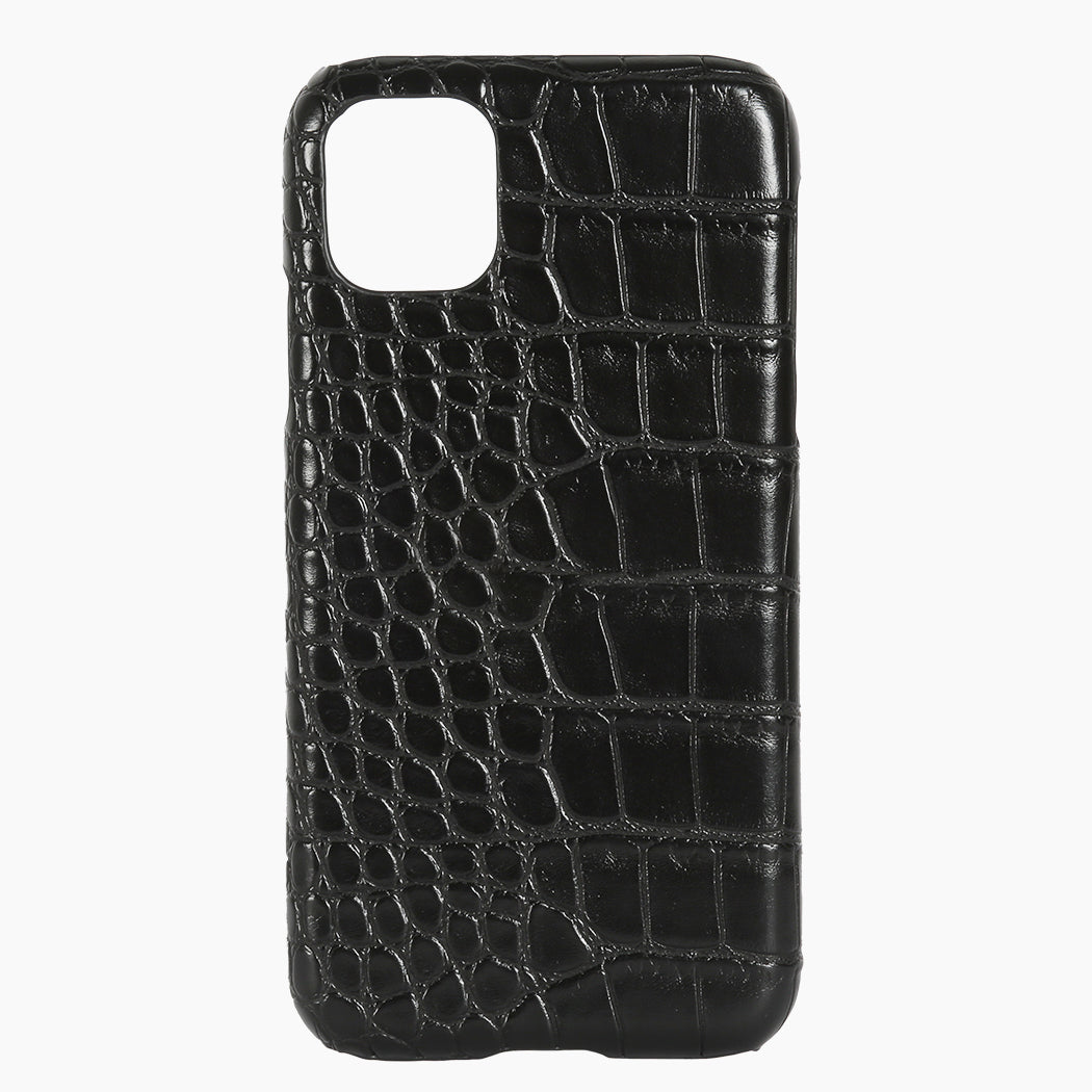 Phone Case Black Croc