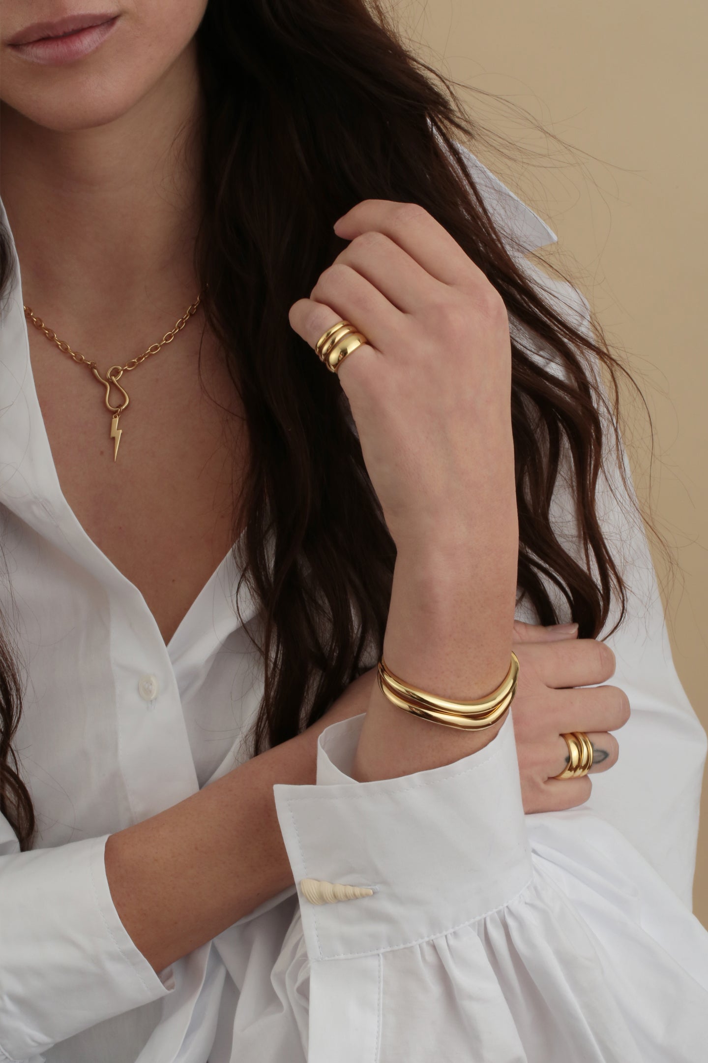 Flow Hook Necklace - 45cm