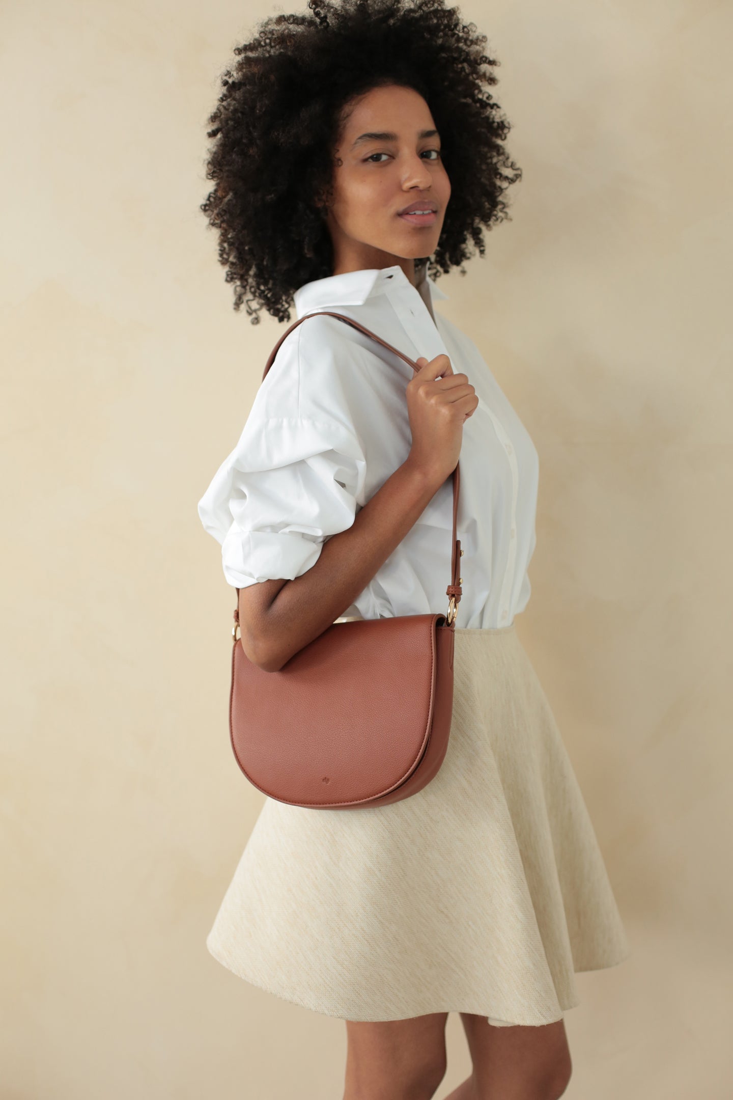 Saddle Bag - Walnut Pebble