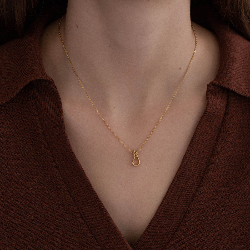 Mini Flow Hook Necklace - 45 cm