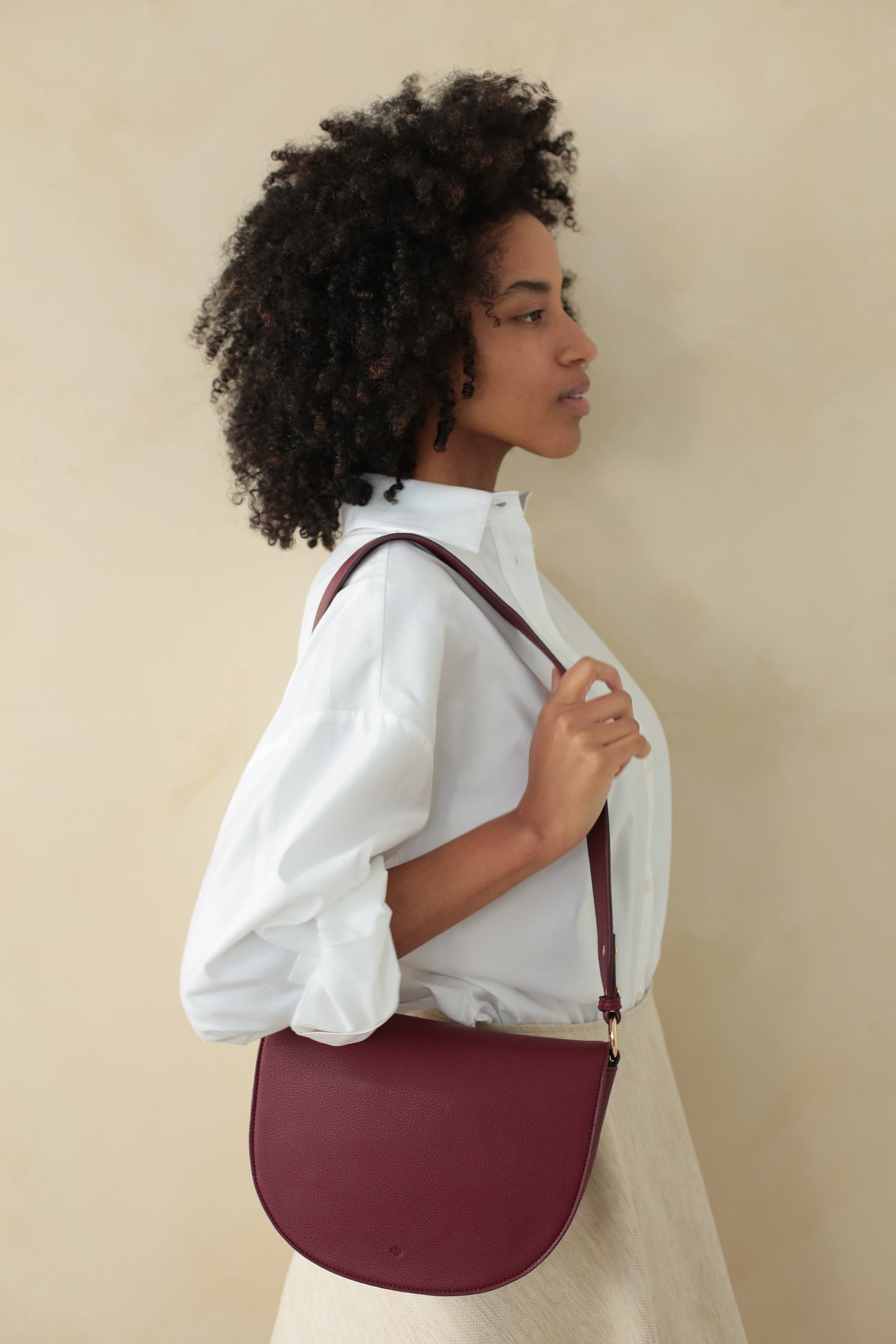 Guitar Strap compatible with Bloom Bag & Mini Saddle Bag - Wine Pebble