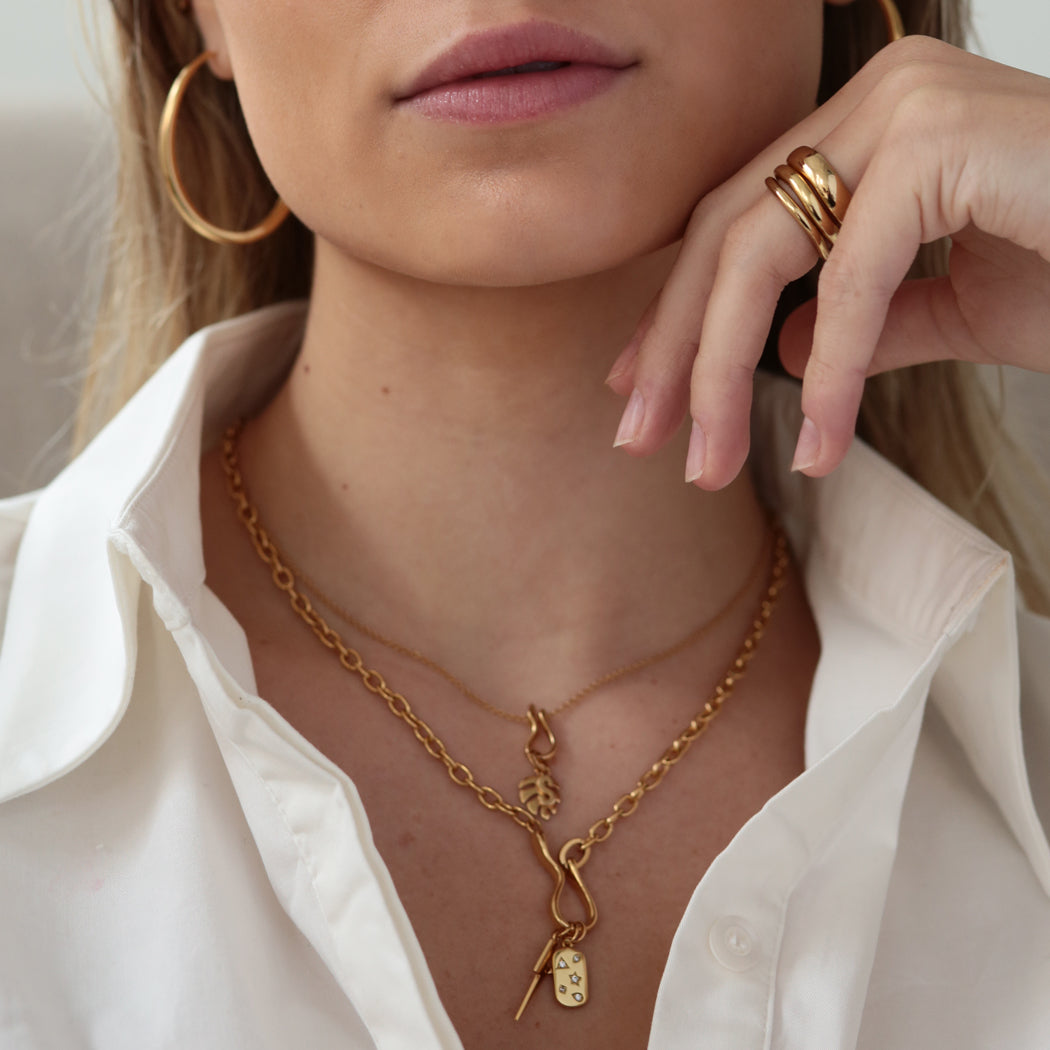 Flow Hook Necklace - 45cm