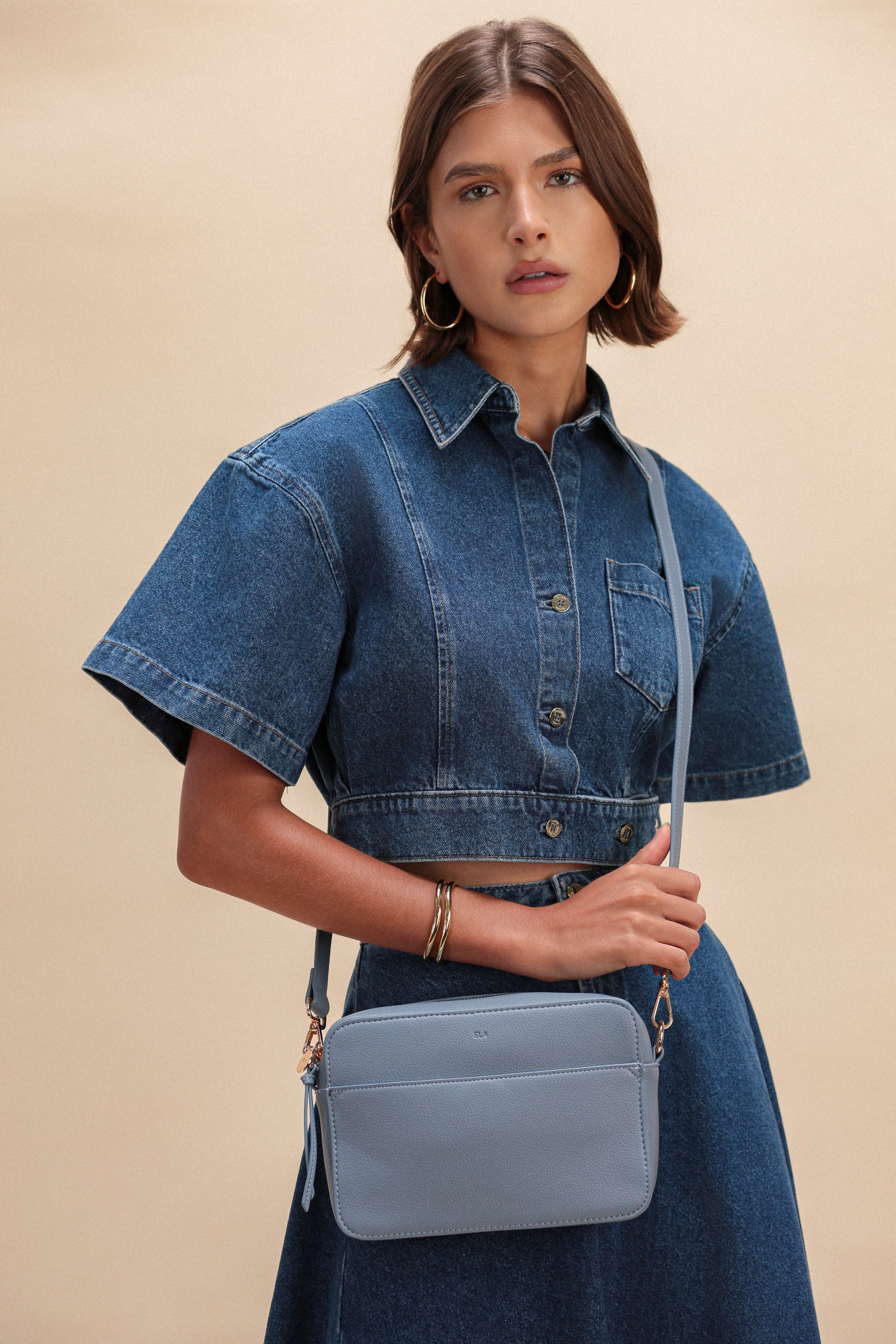 Bloom Bag – Blue Pebble