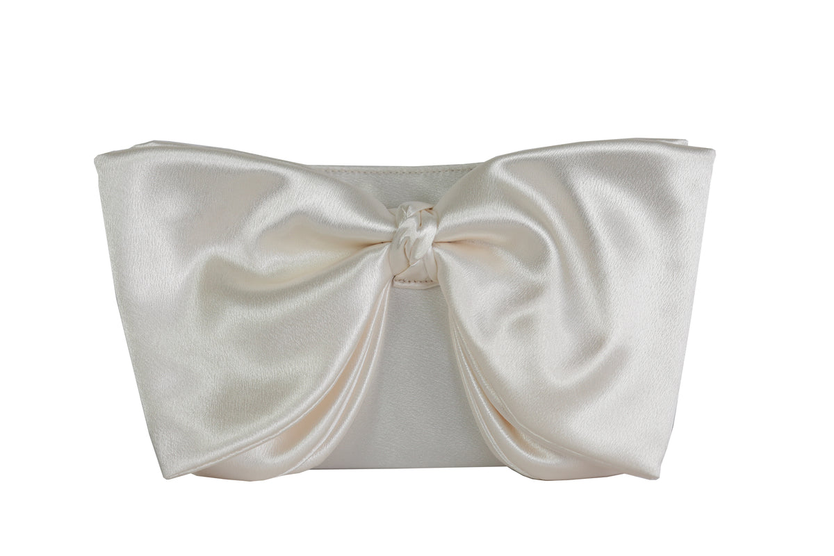 Bow Clutch - White (sample)