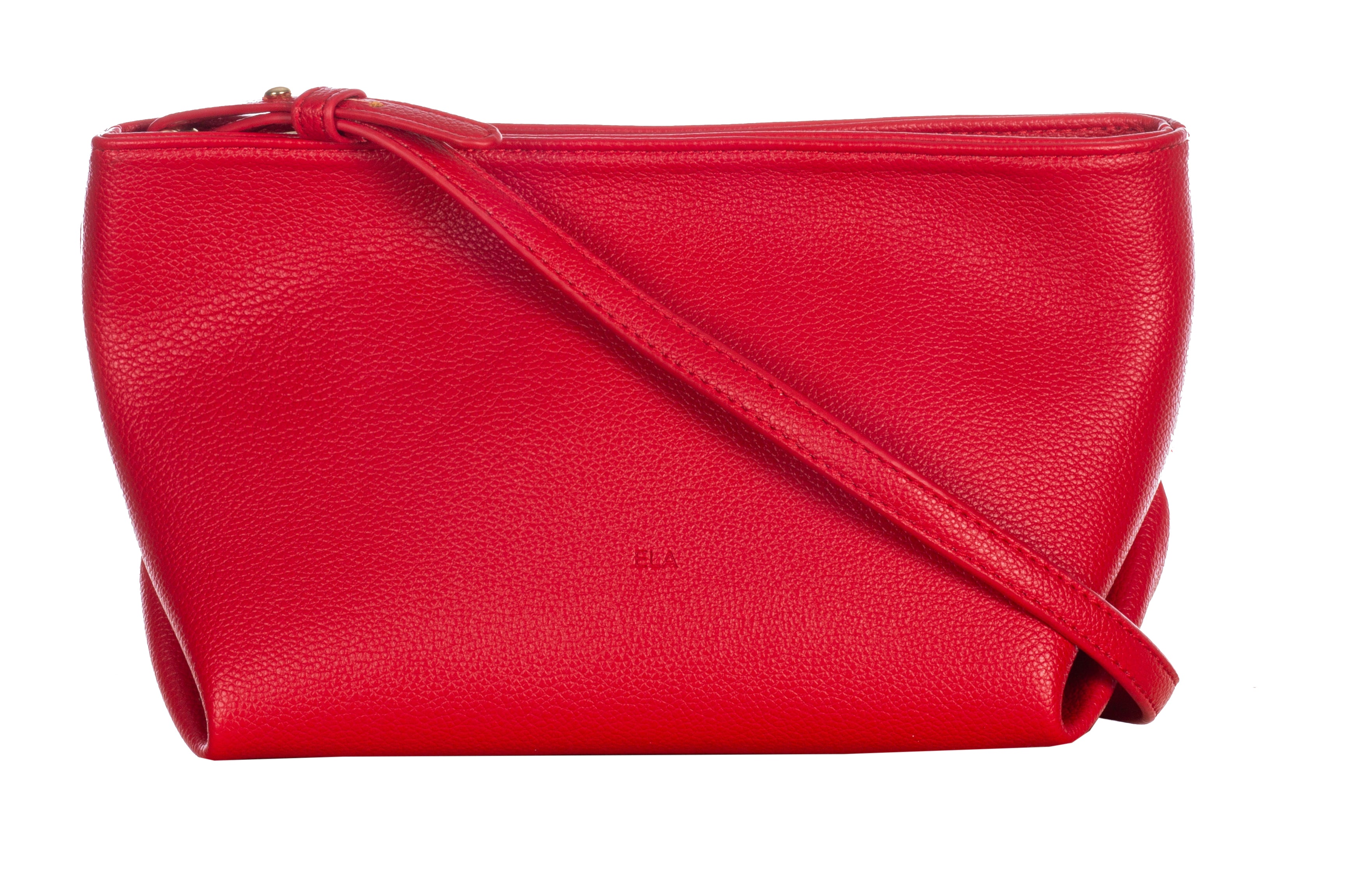 Fiona Bag - Red with removable strap (showroom sample)