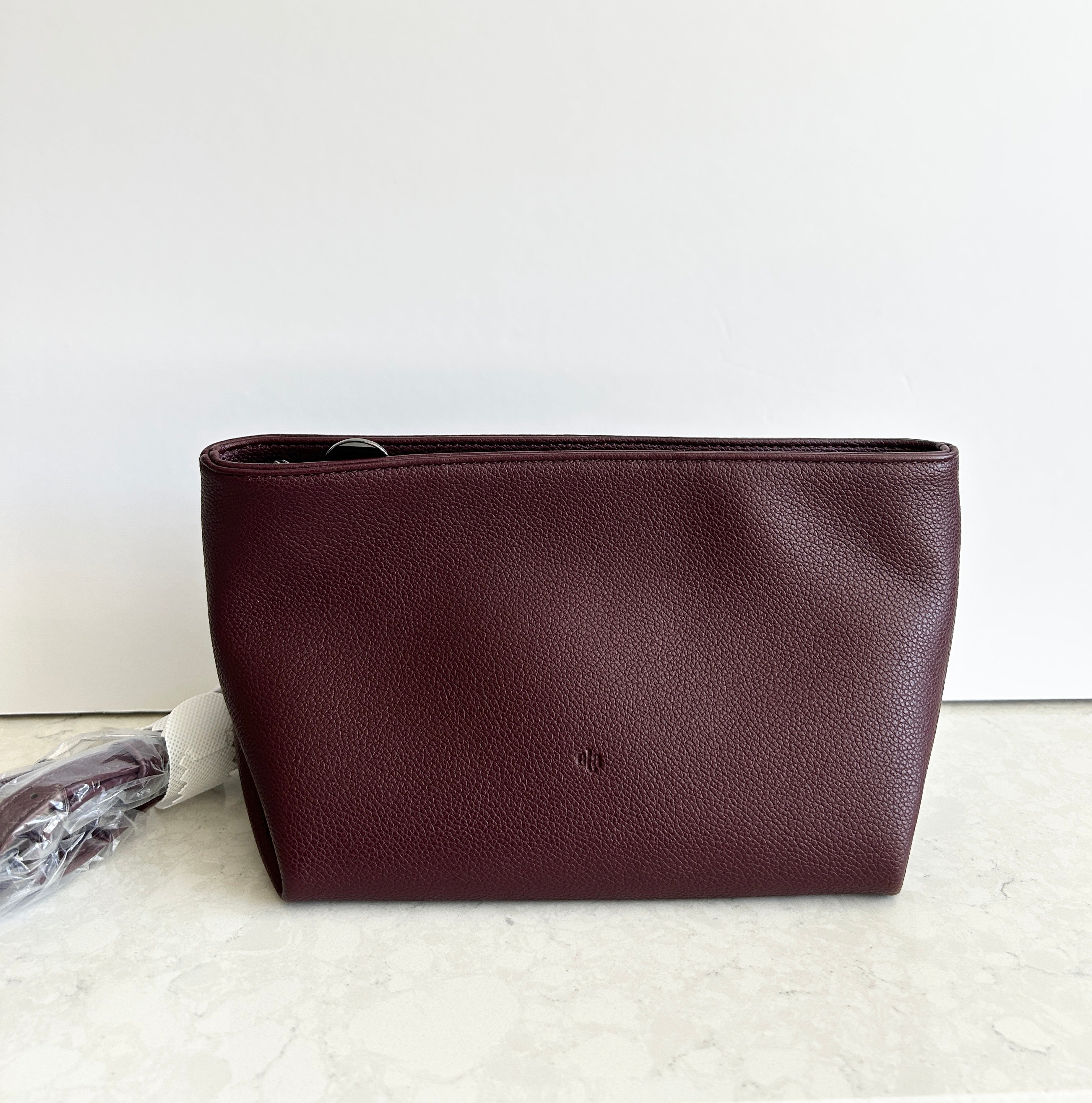 Fiona Bag - Burgundy with removable strap (showroom sample)
