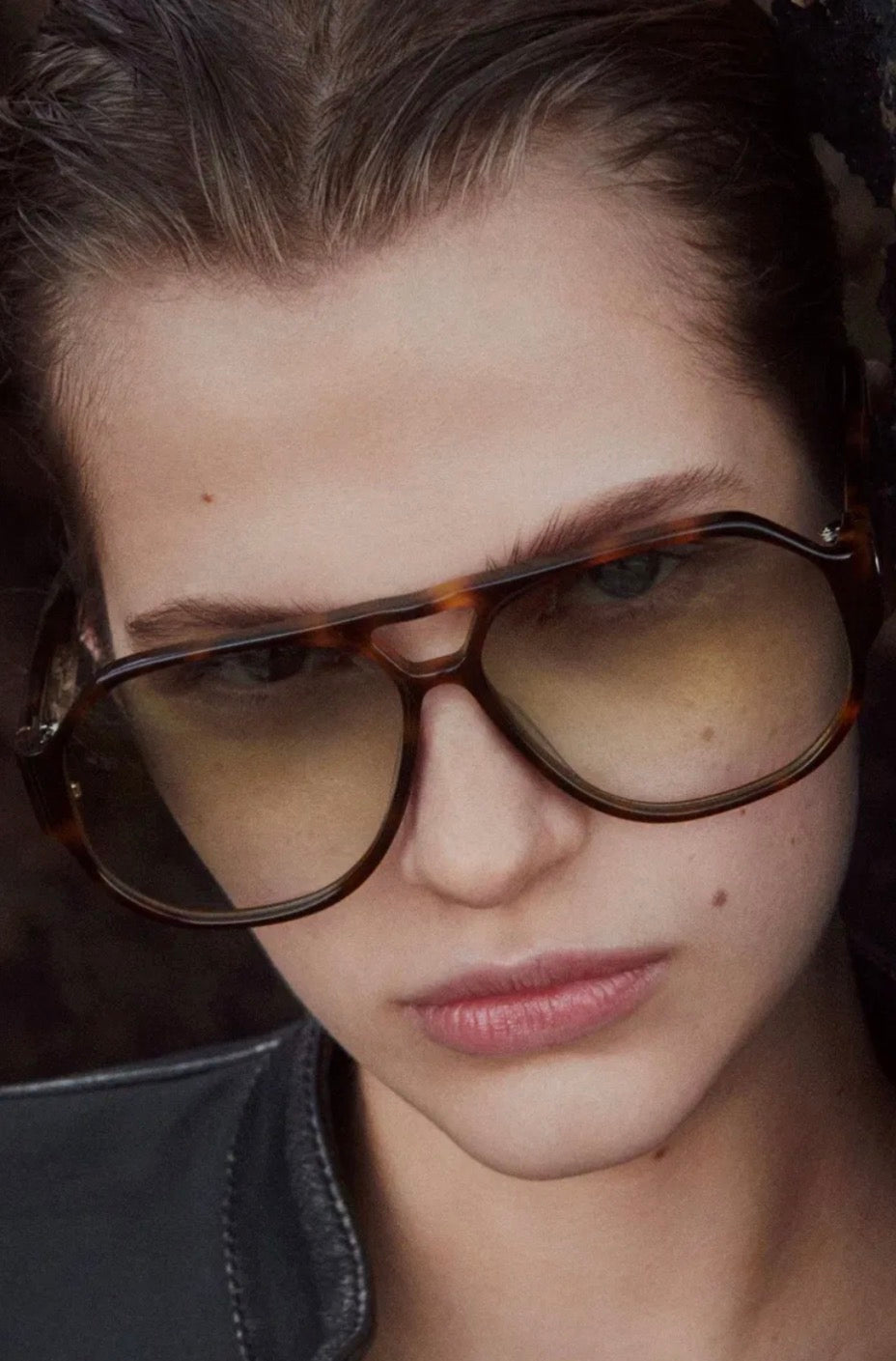 Linda Farrow x COS Tortoiseshell Brown Acetate Sunglasses