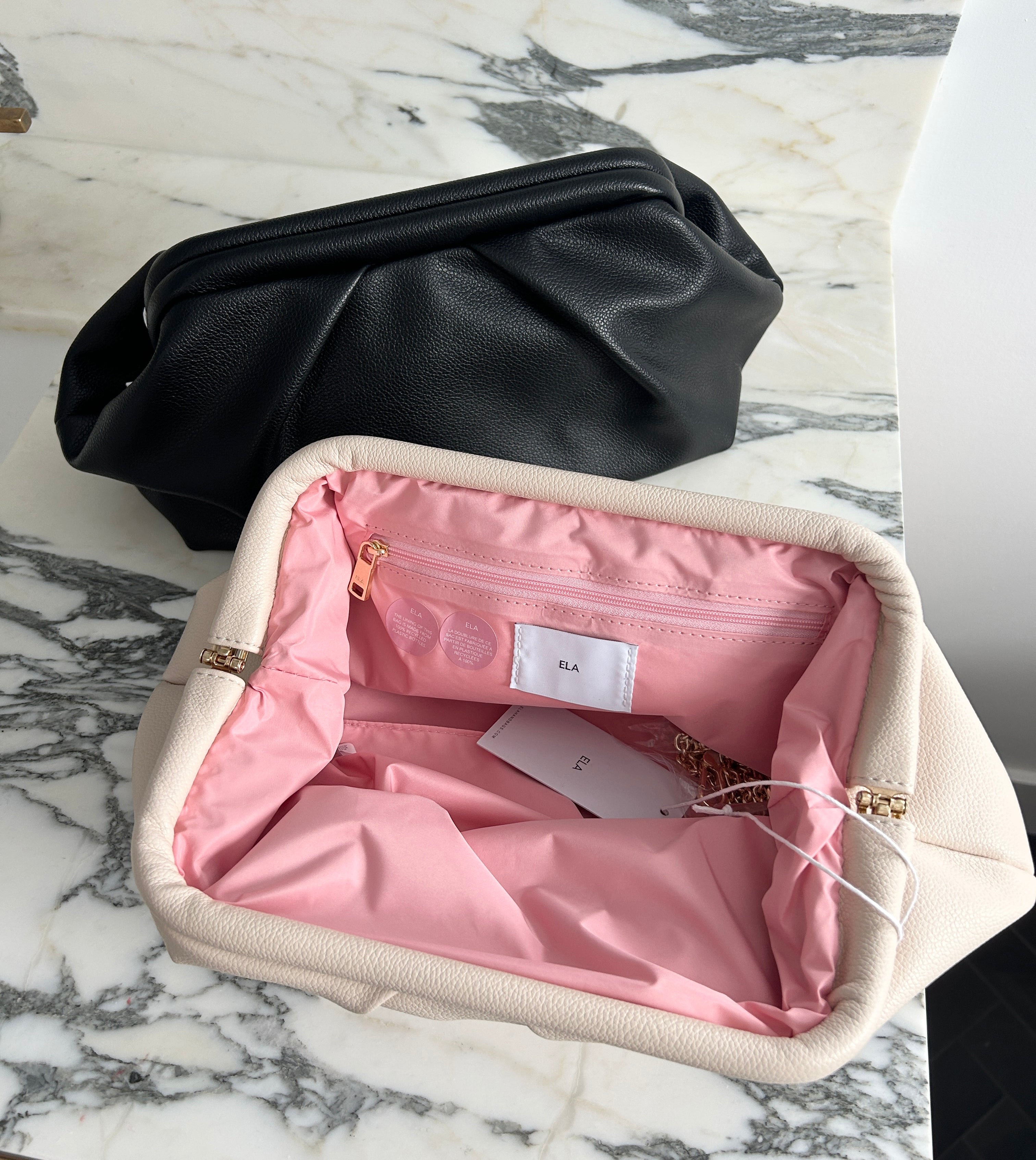 Frame Clutch – Black Pebble