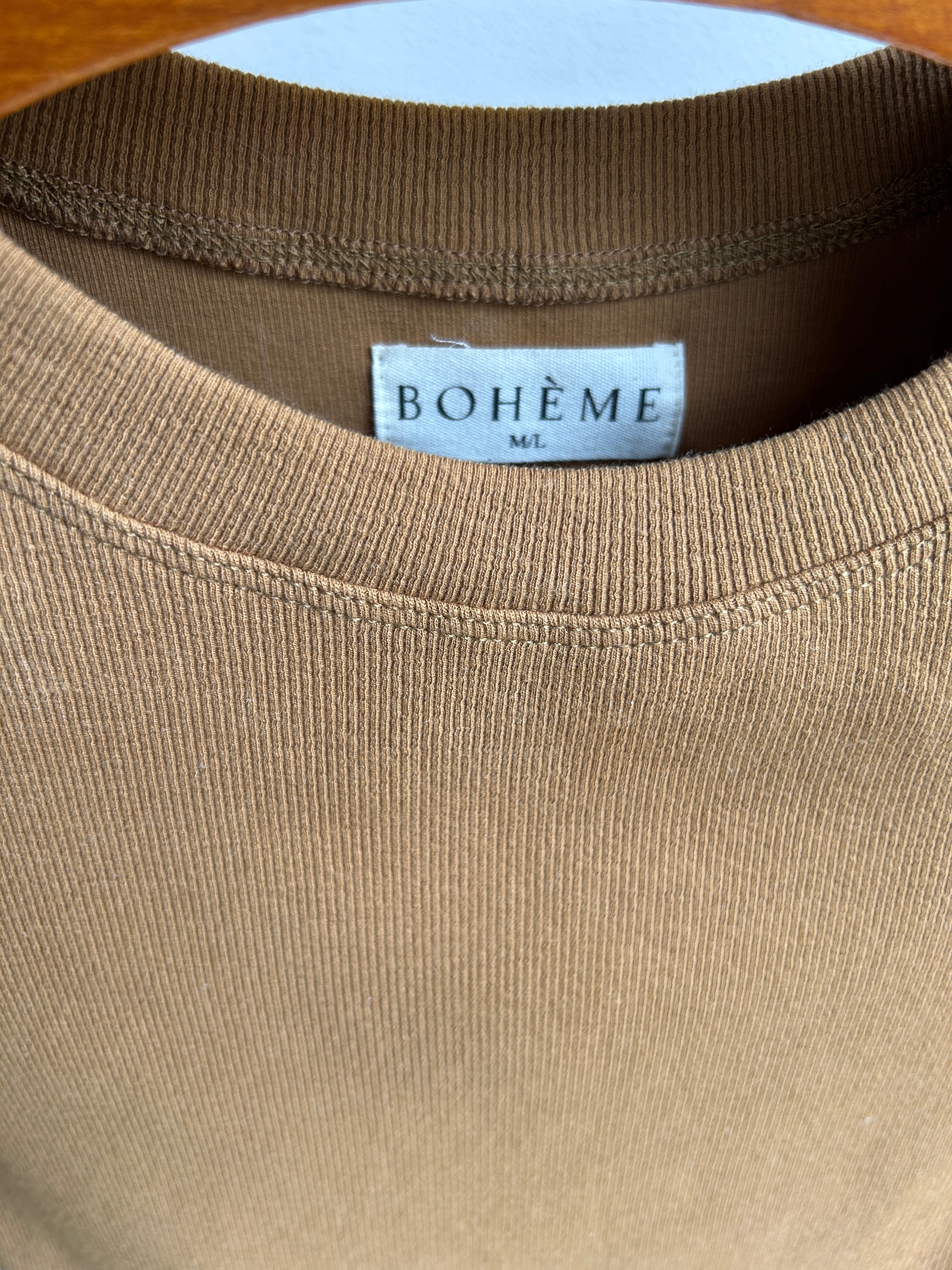 Boheme Tee - Tan - Campaign Shoot Clothing